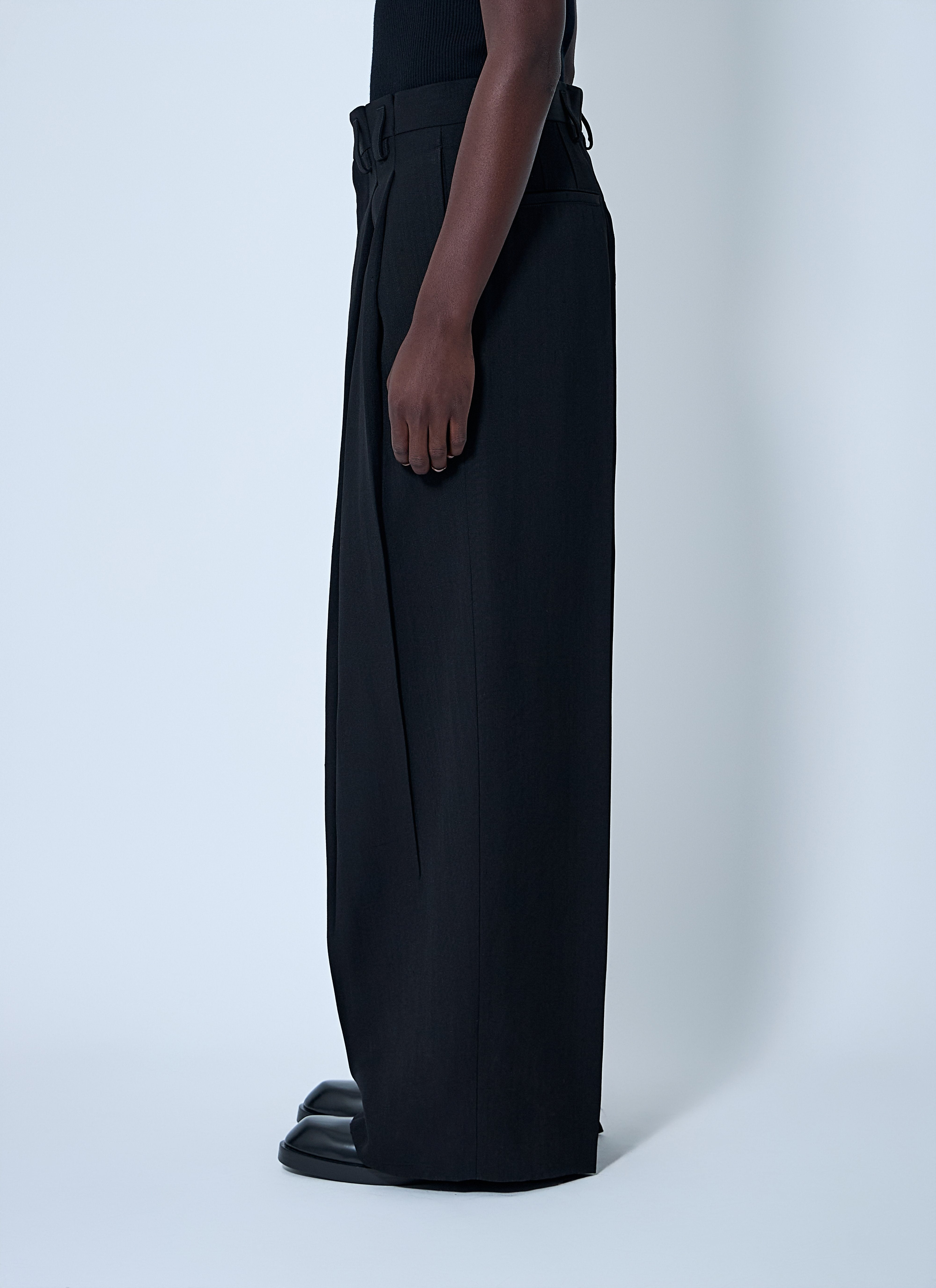 Jil Sander Men Tailored Wool Pants - 3