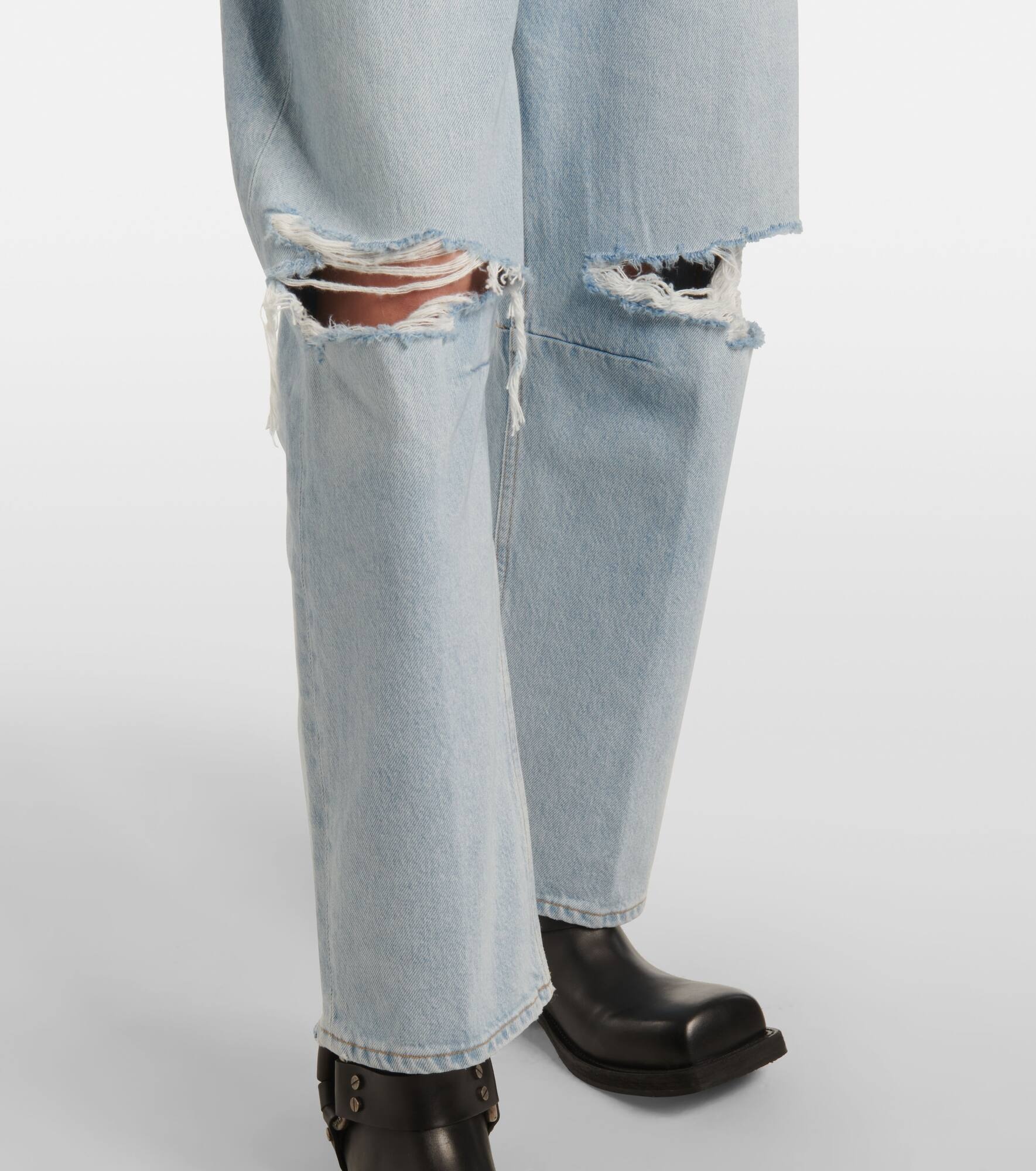 Miro high-rise wide-leg jeans - 5