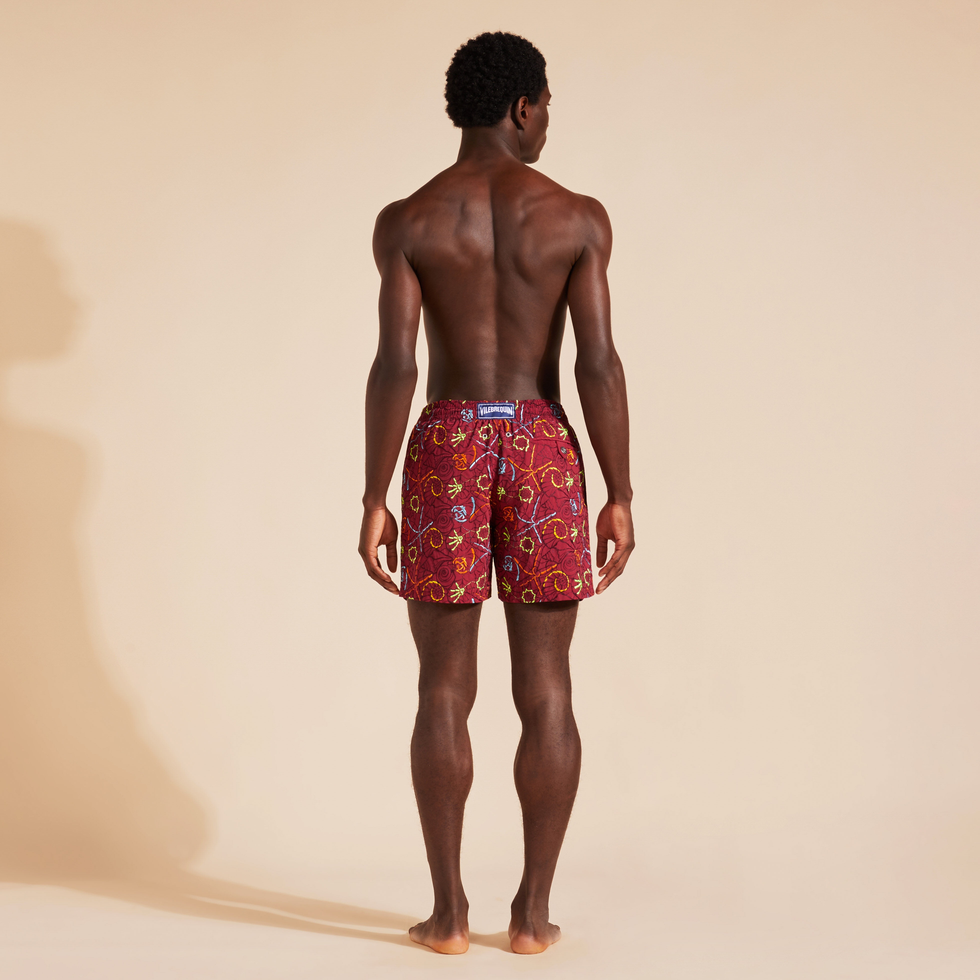 Men Swim Shorts Embroidered Noumea Sea - Limited Edition - 4
