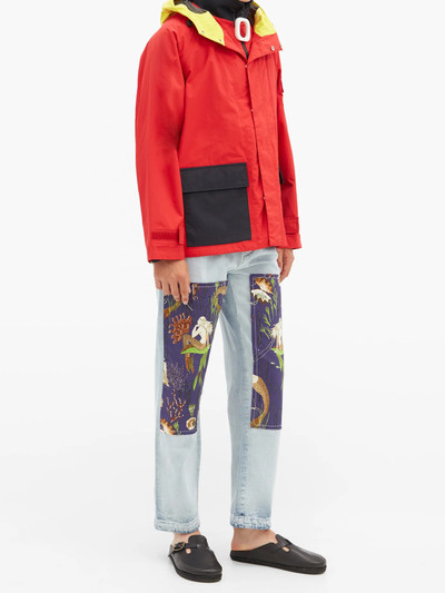 JW Anderson Colour-block shell parka outlook