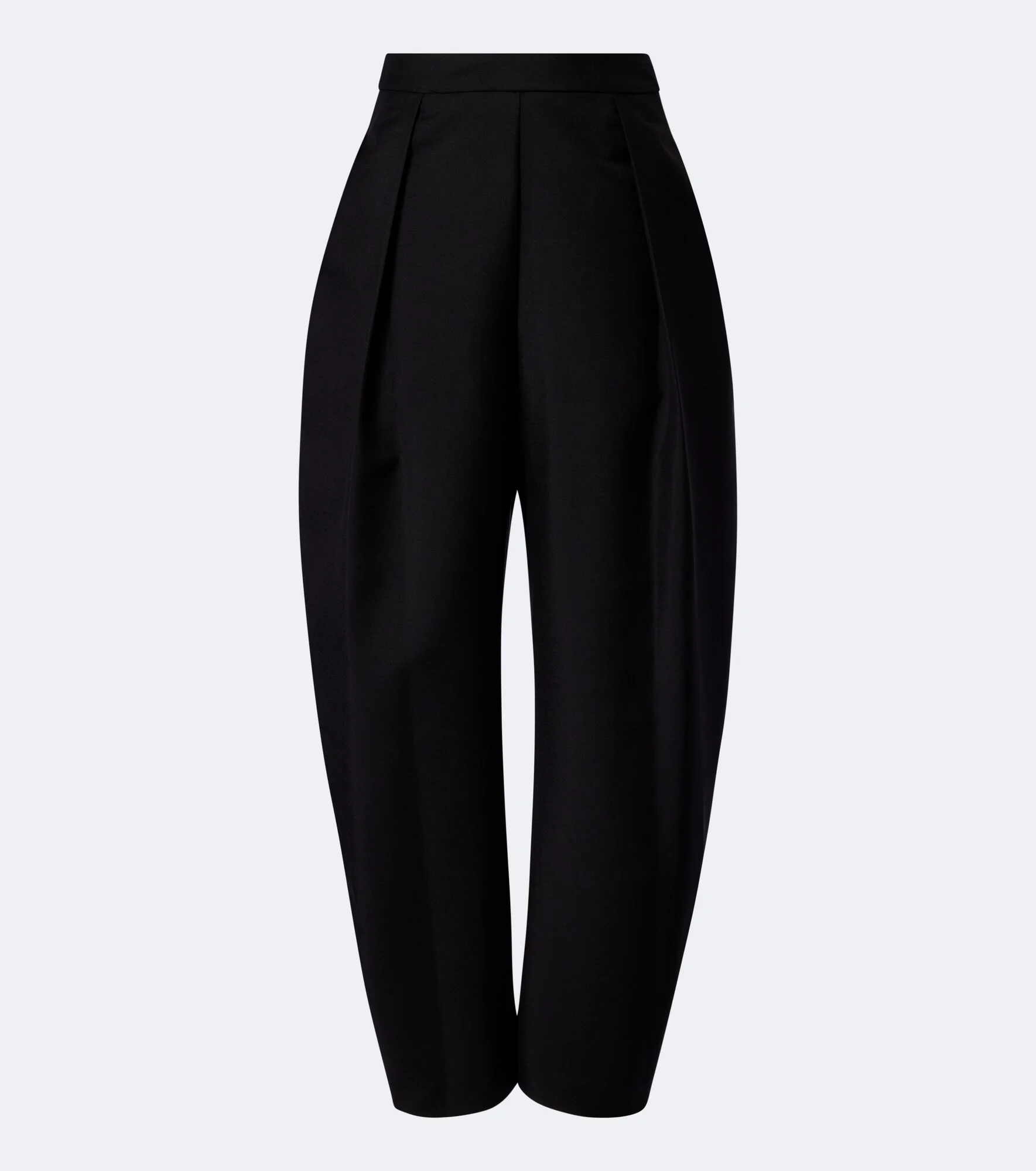 Wool and mohair barrel pants - 1