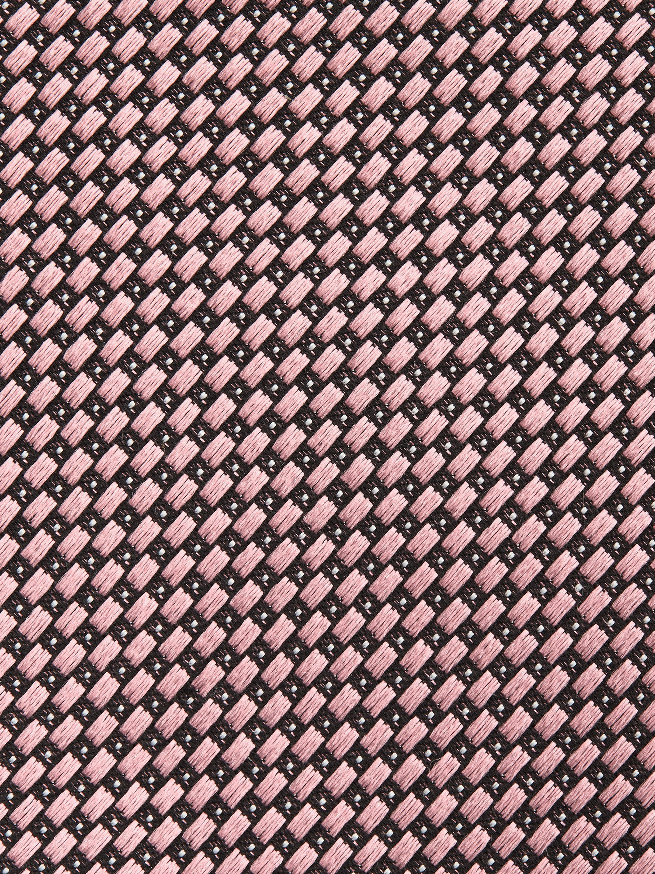 LIGHT PINK SILK TIE - 2