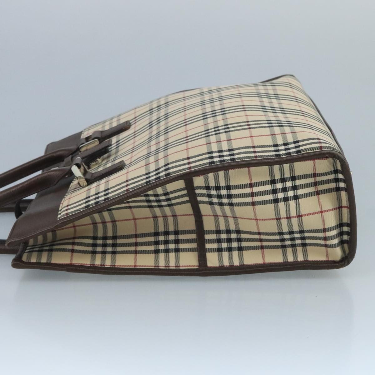 Burberry Nova Check Tote Bag Canvas Beige - 5