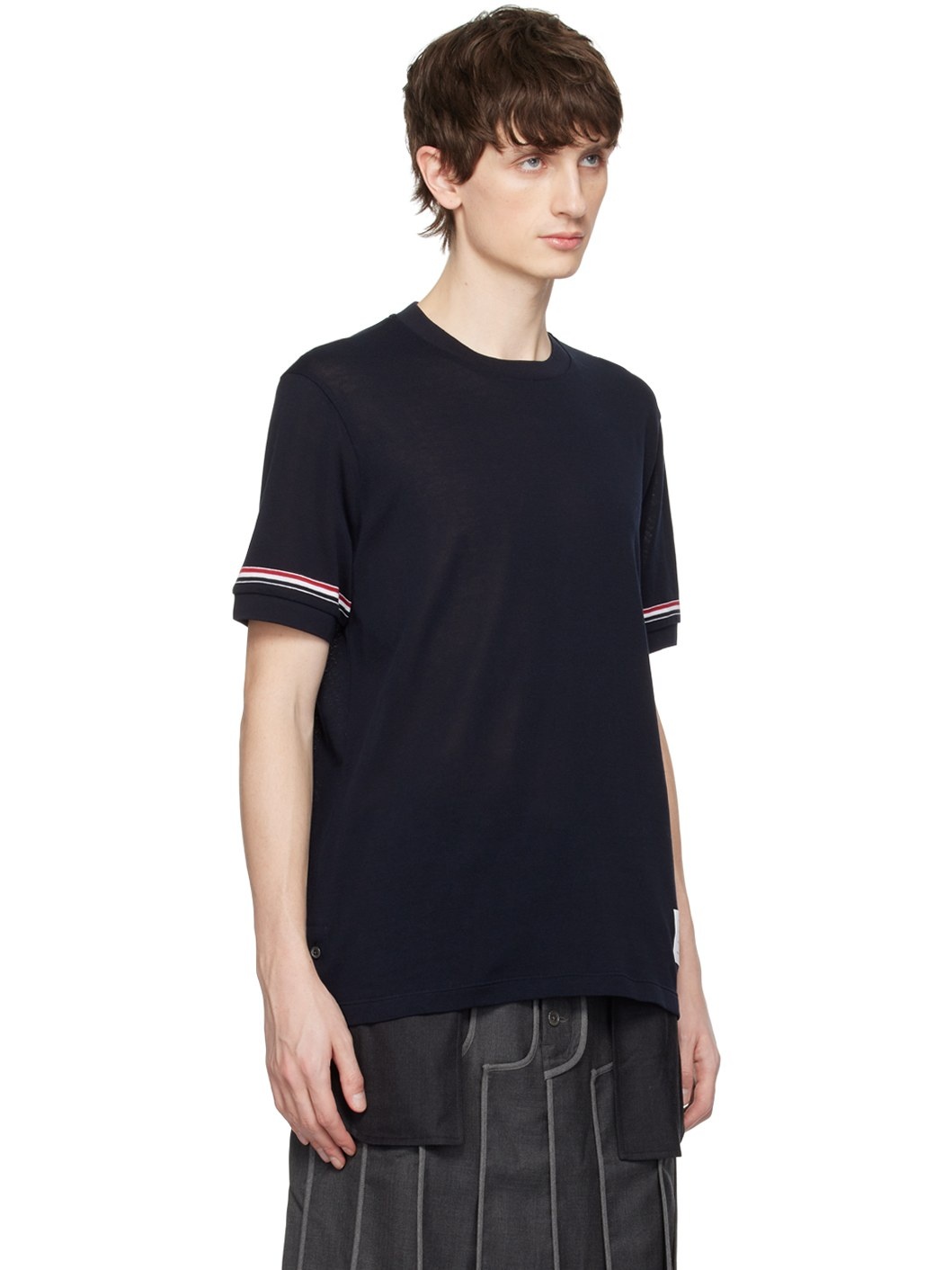 Navy Striped T-Shirt - 2
