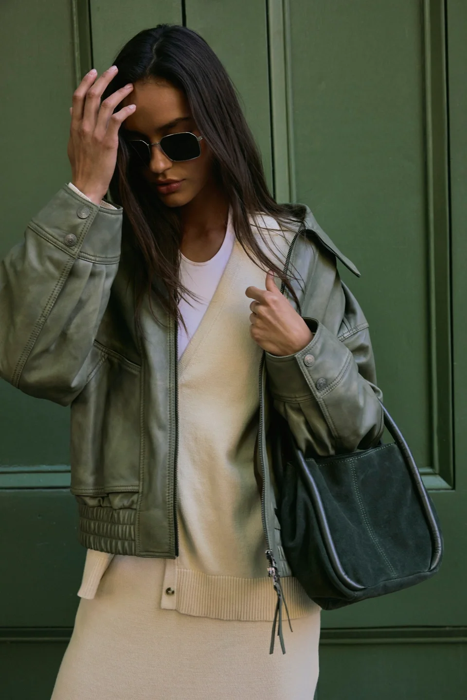 Barlow Suede Bucket Bag - 1