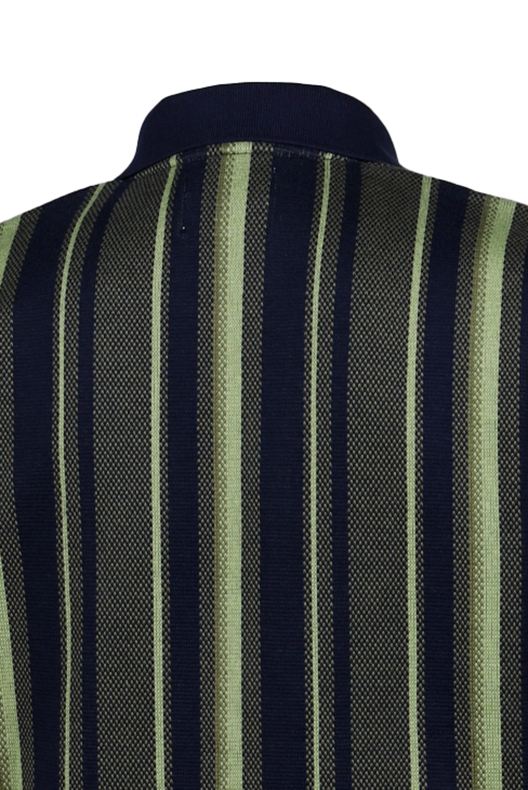 RUGBY STRIPED POLO / NVY MINT - 5