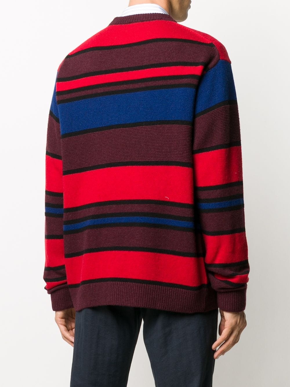 multicolour stripe jumper - 4