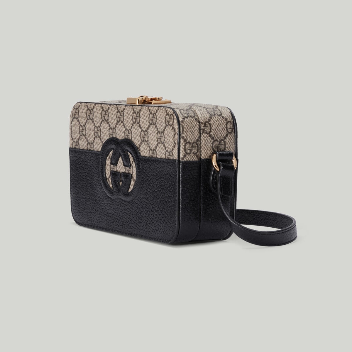 Top handle bag with cut-out Interlocking G - 2