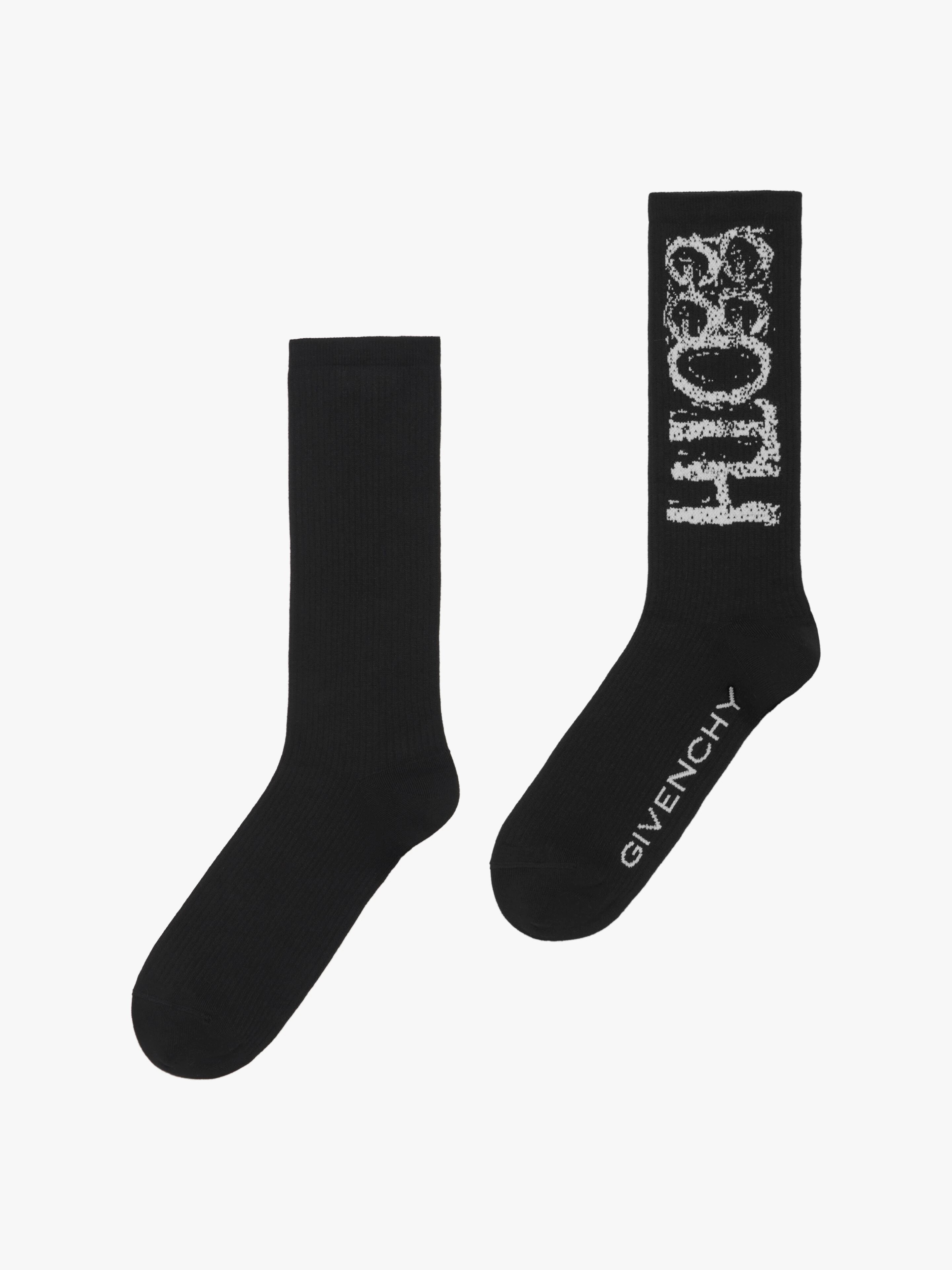 GIVENCHY GOTH SOCKS IN COTTON - 2