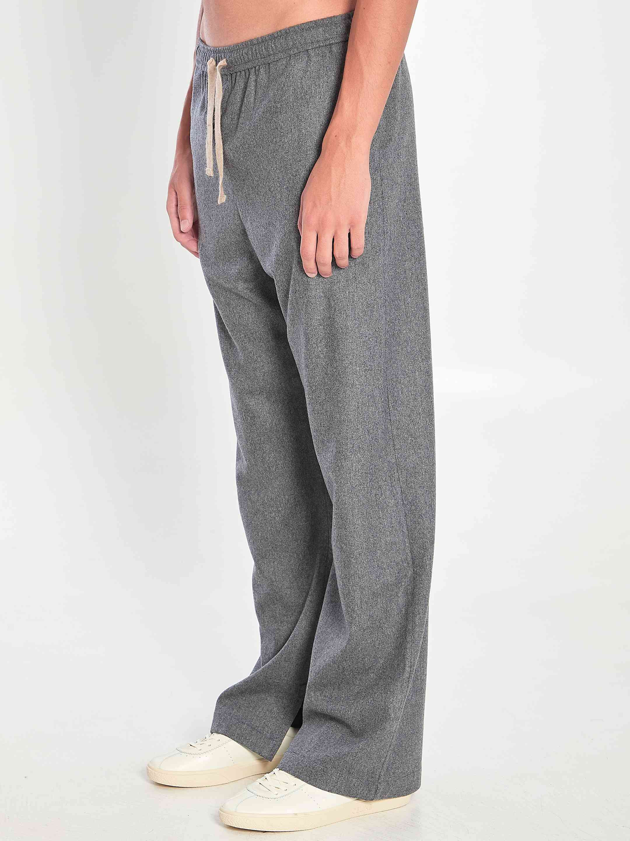 Celine Men Drawstring Cashmere Pants - 2