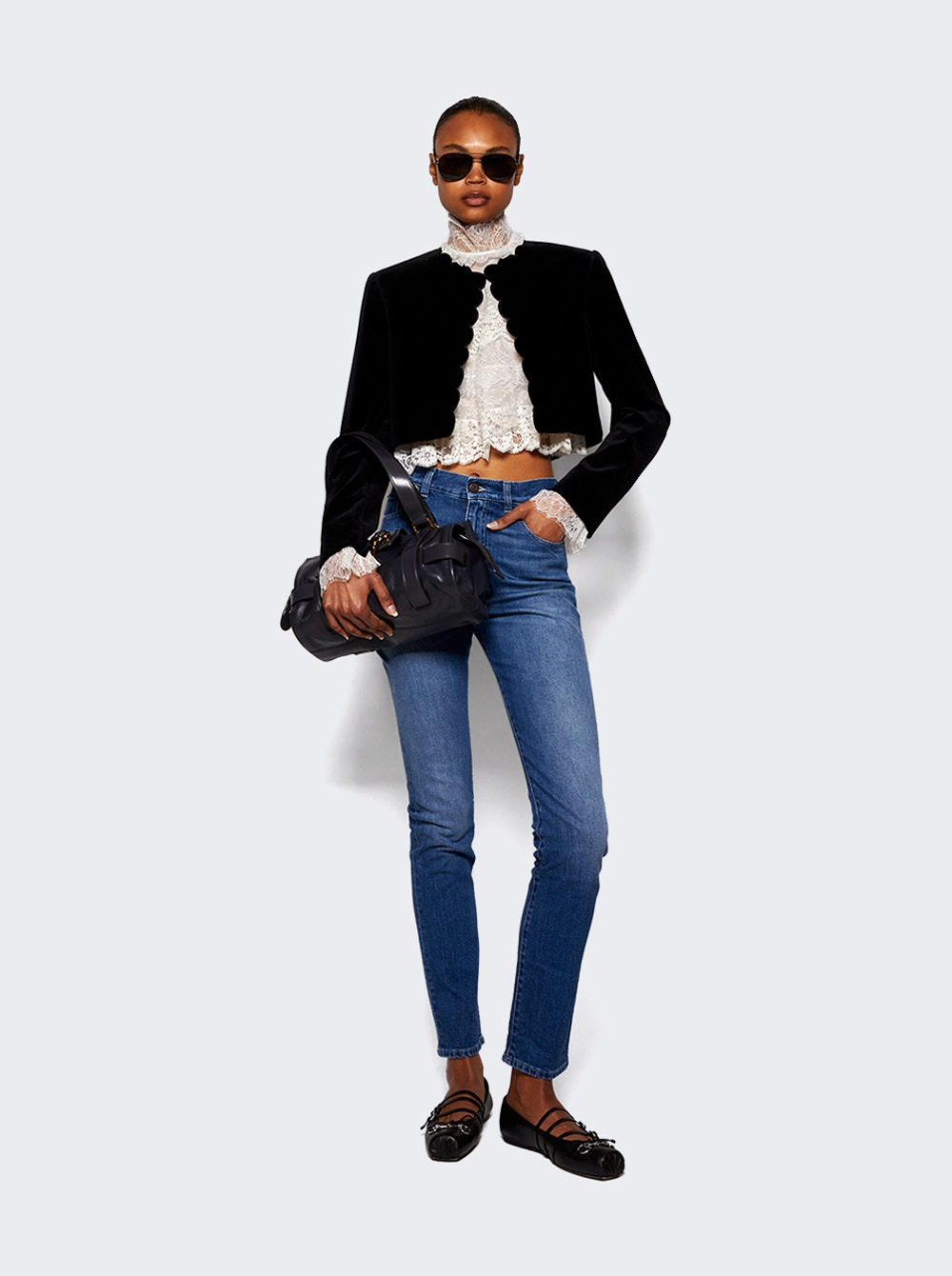 Scalloped Jacket Black - 5