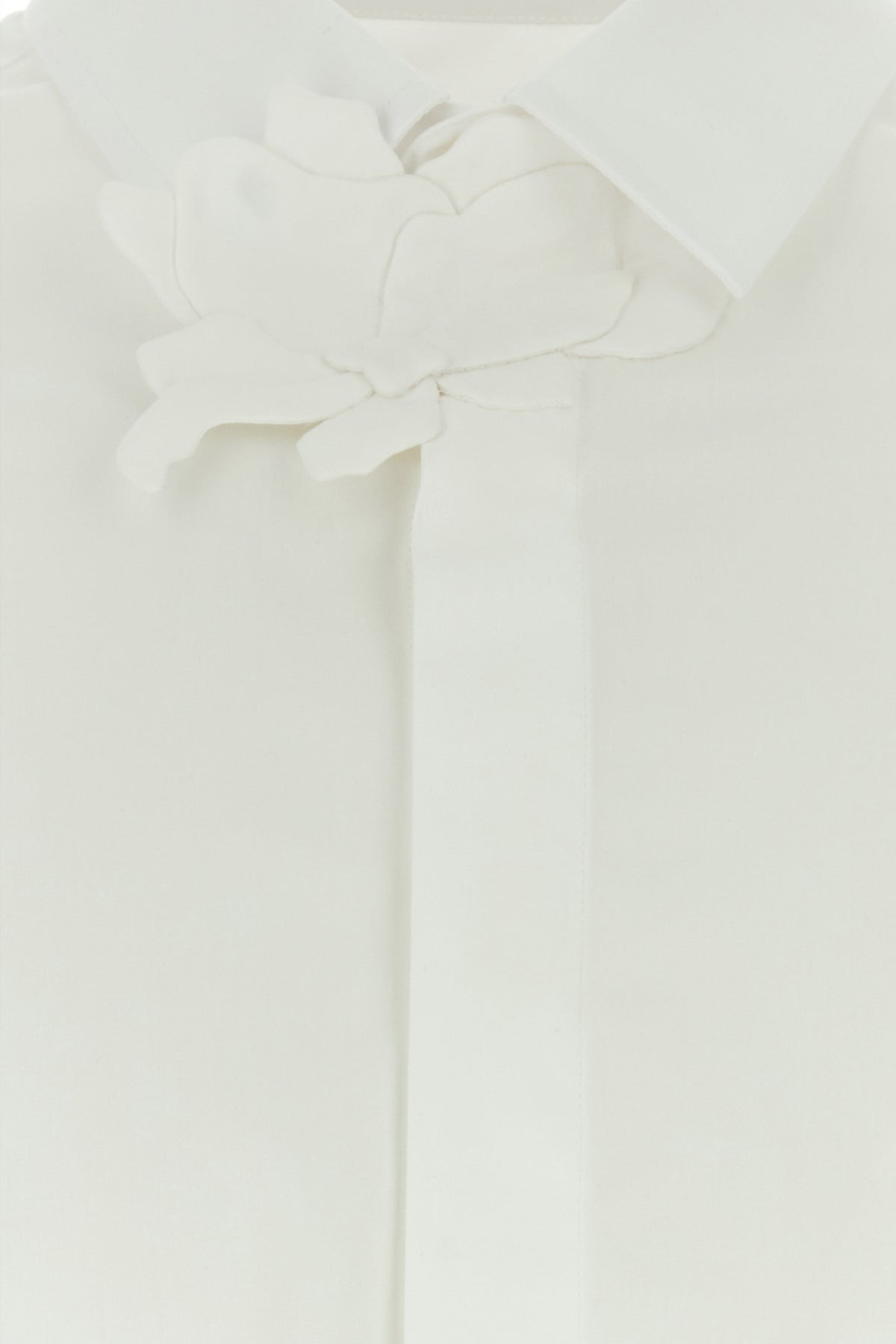 White popeline shirt - 5