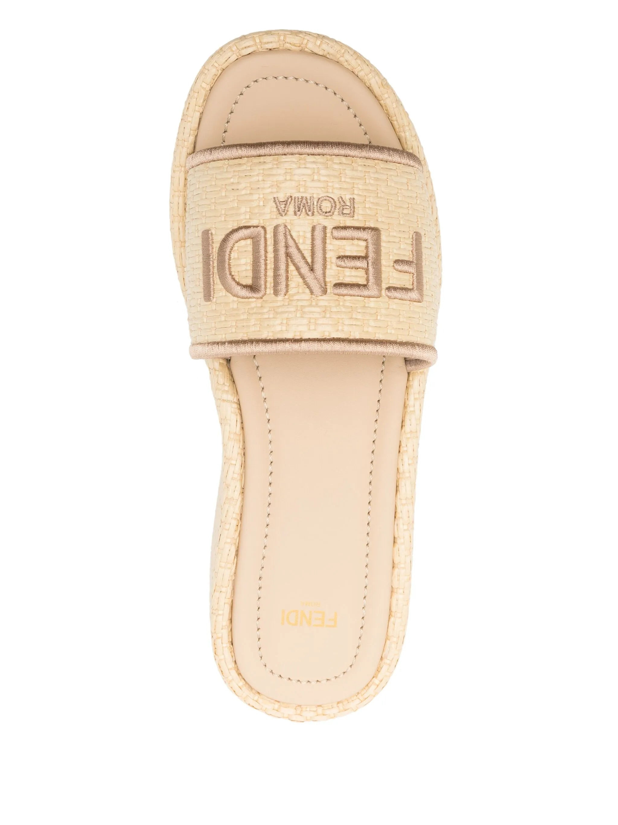 Fendi Logo-embroidered Sandals - 2