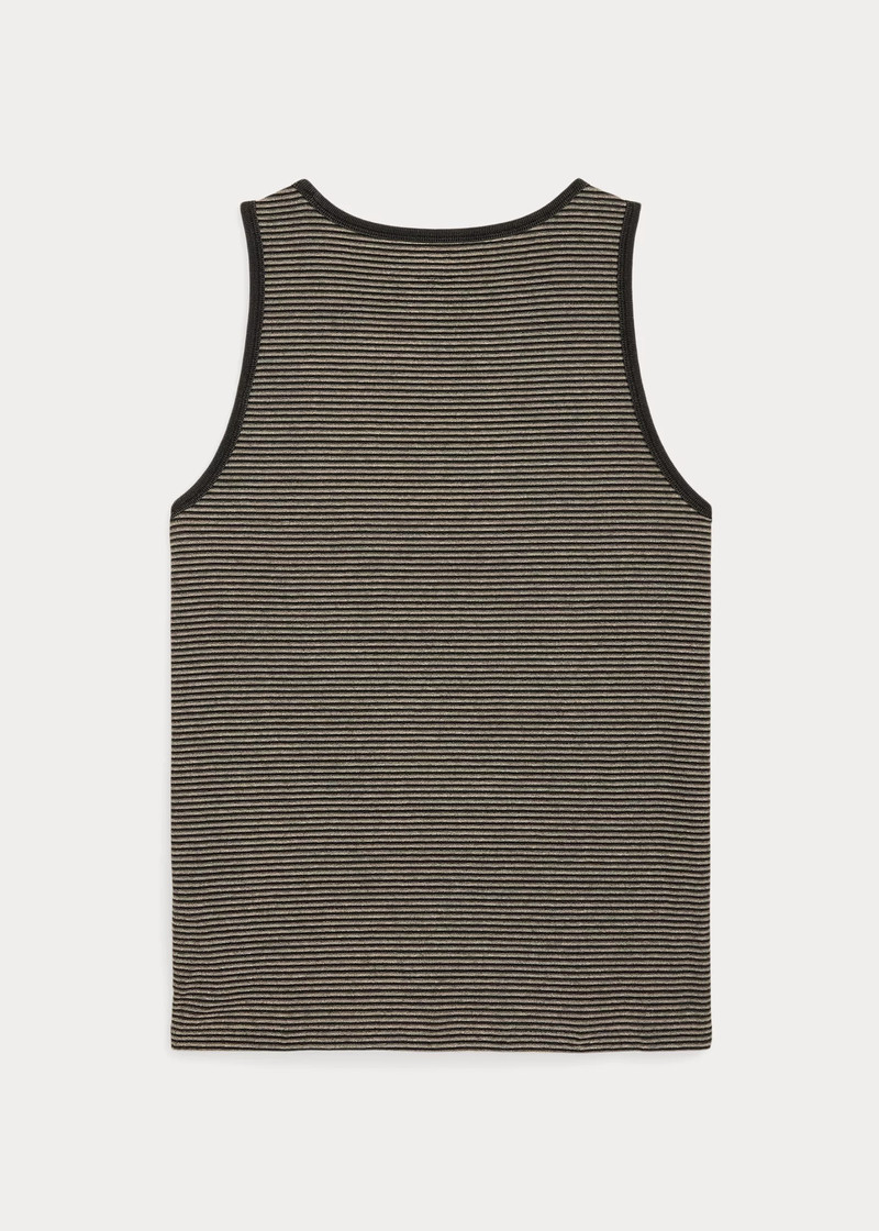 RRL by Ralph Lauren Indigo Striped Jersey Tank outlook