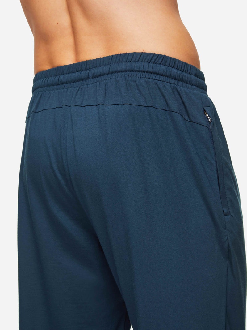 Men's Track Pants Basel Micro Modal Stretch Navy - 6