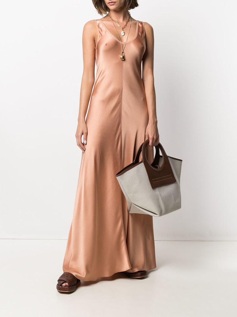 HEREU open-top canvas tote outlook