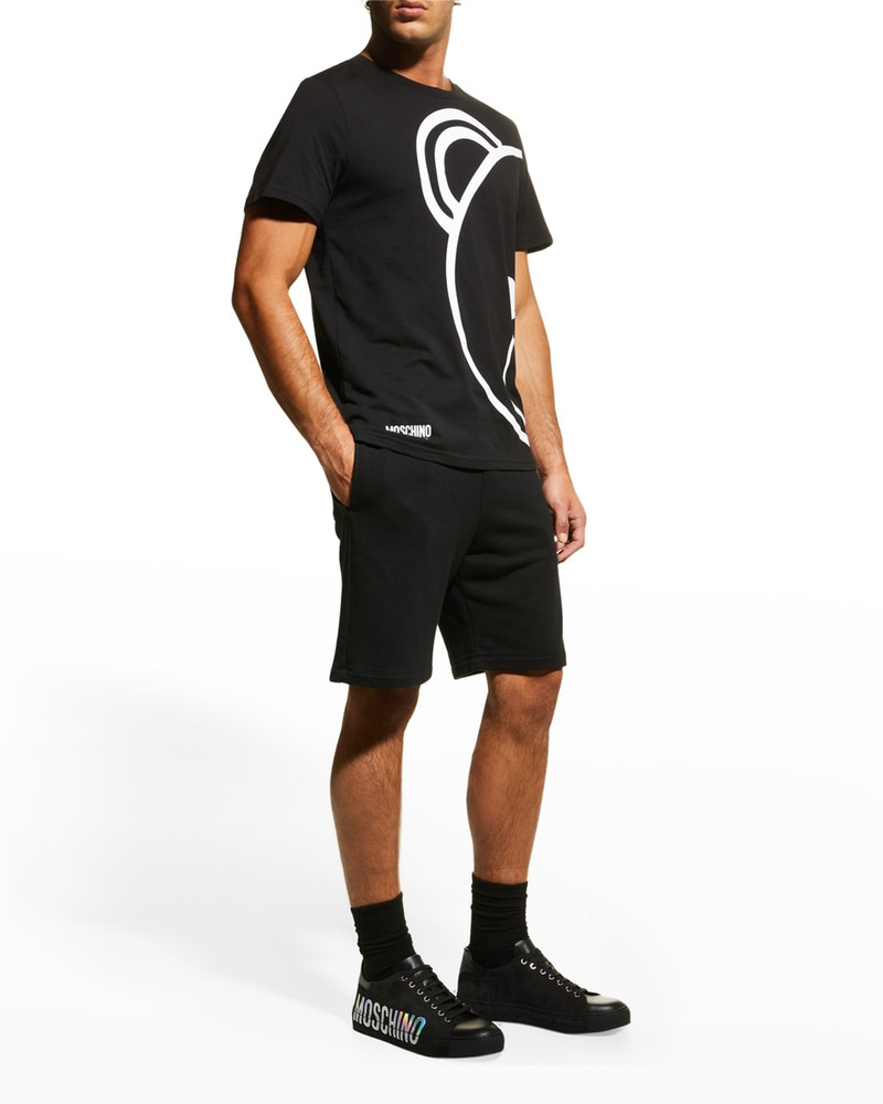 Men's Iridescent-Logo Low-Top Sneakers 3