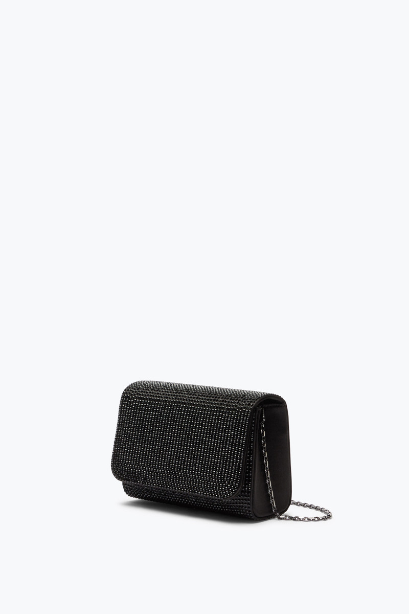 RENE CAOVILLA Black Clutch Bag Kamila outlook