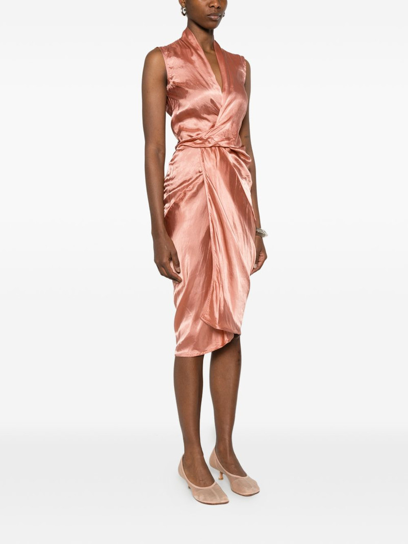 wrap sleeveless midi dress 3