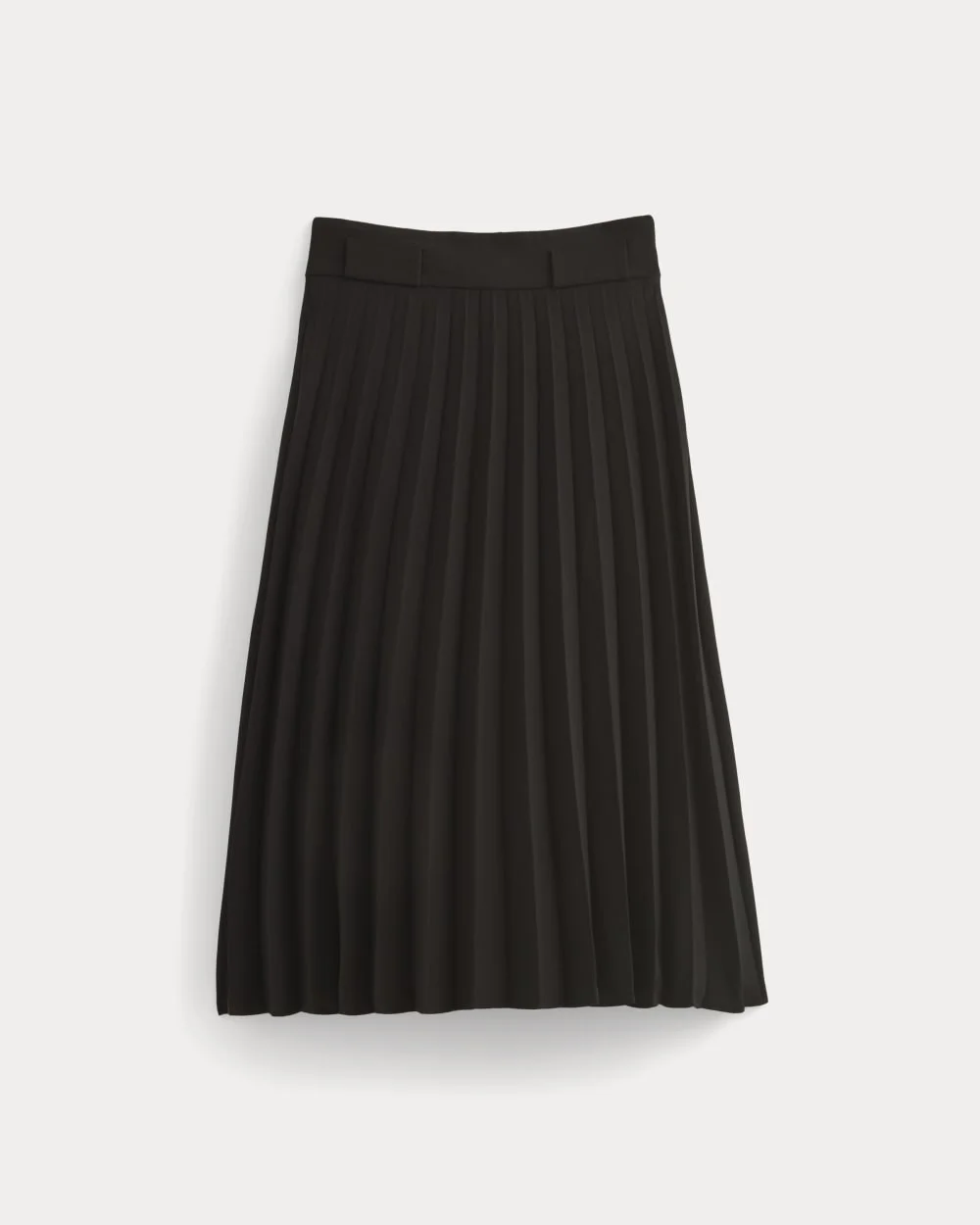 PLEATED CREPE MIDI SKIRT - 1