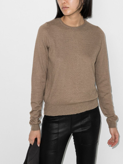 Rick Owens boiled cashmere sweater outlook