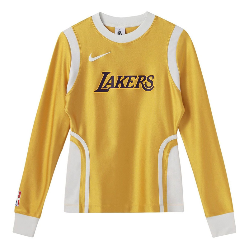 (WMNS) Nike x AMBUSH NBA Lakers Top 'Mineral Gold' DB9568-723 - 1