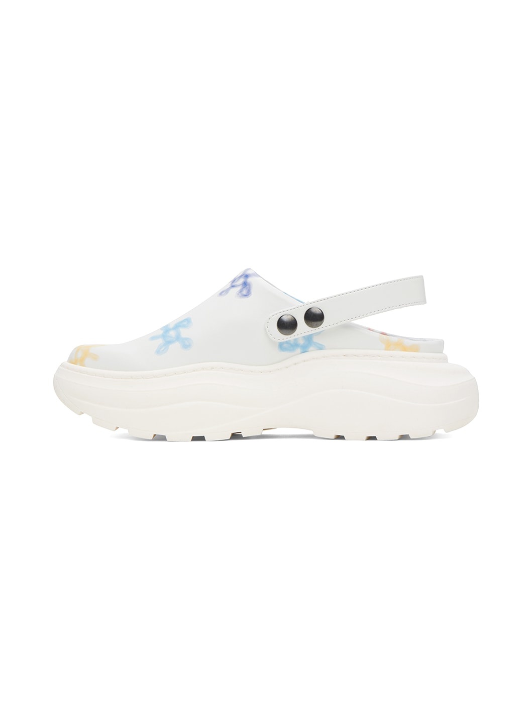 White Sabot Mules - 3