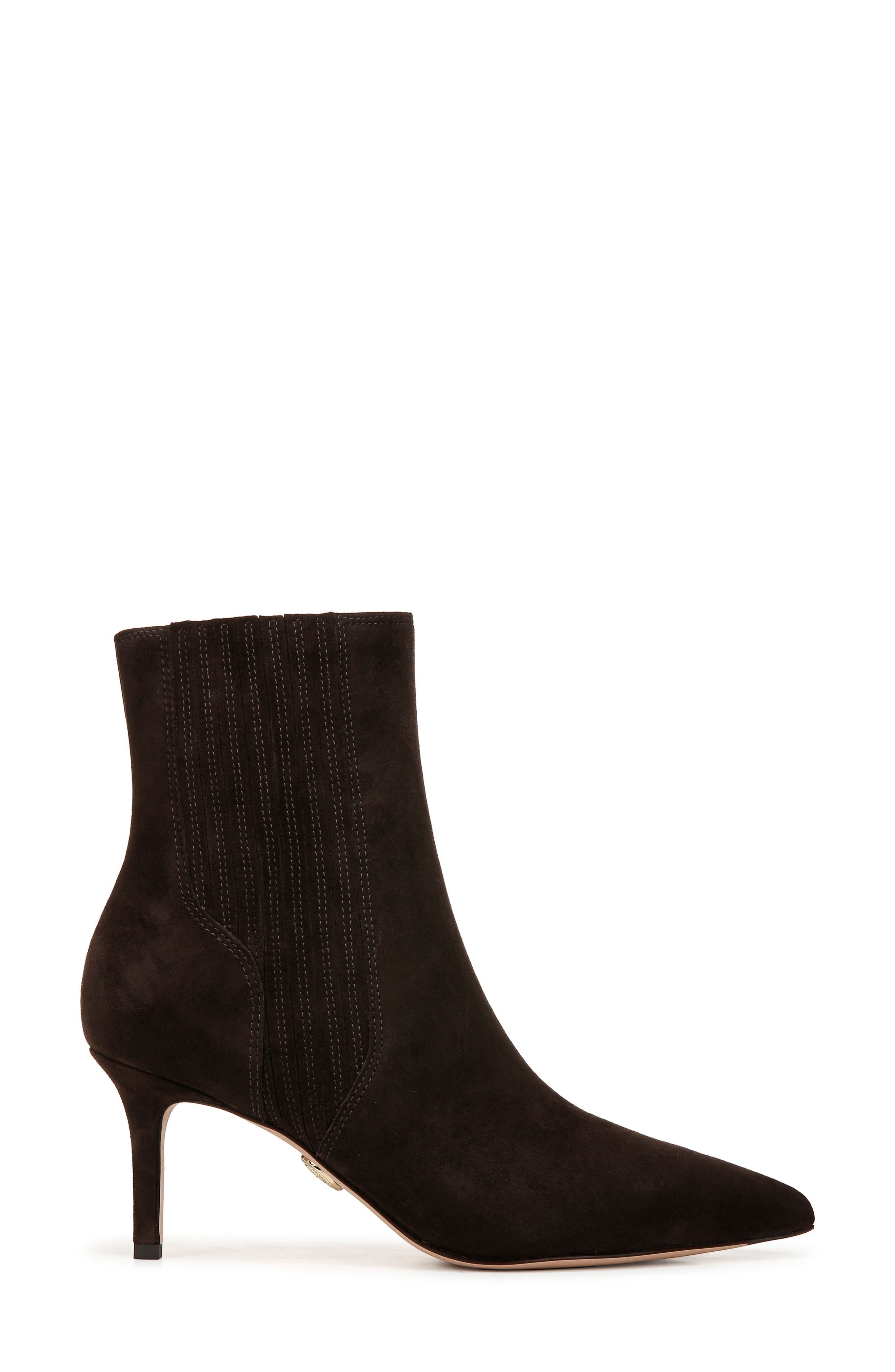 Veronica Beard Lisa 70mm Pointed Toe Bootie in Espresso at Nordstrom - 3