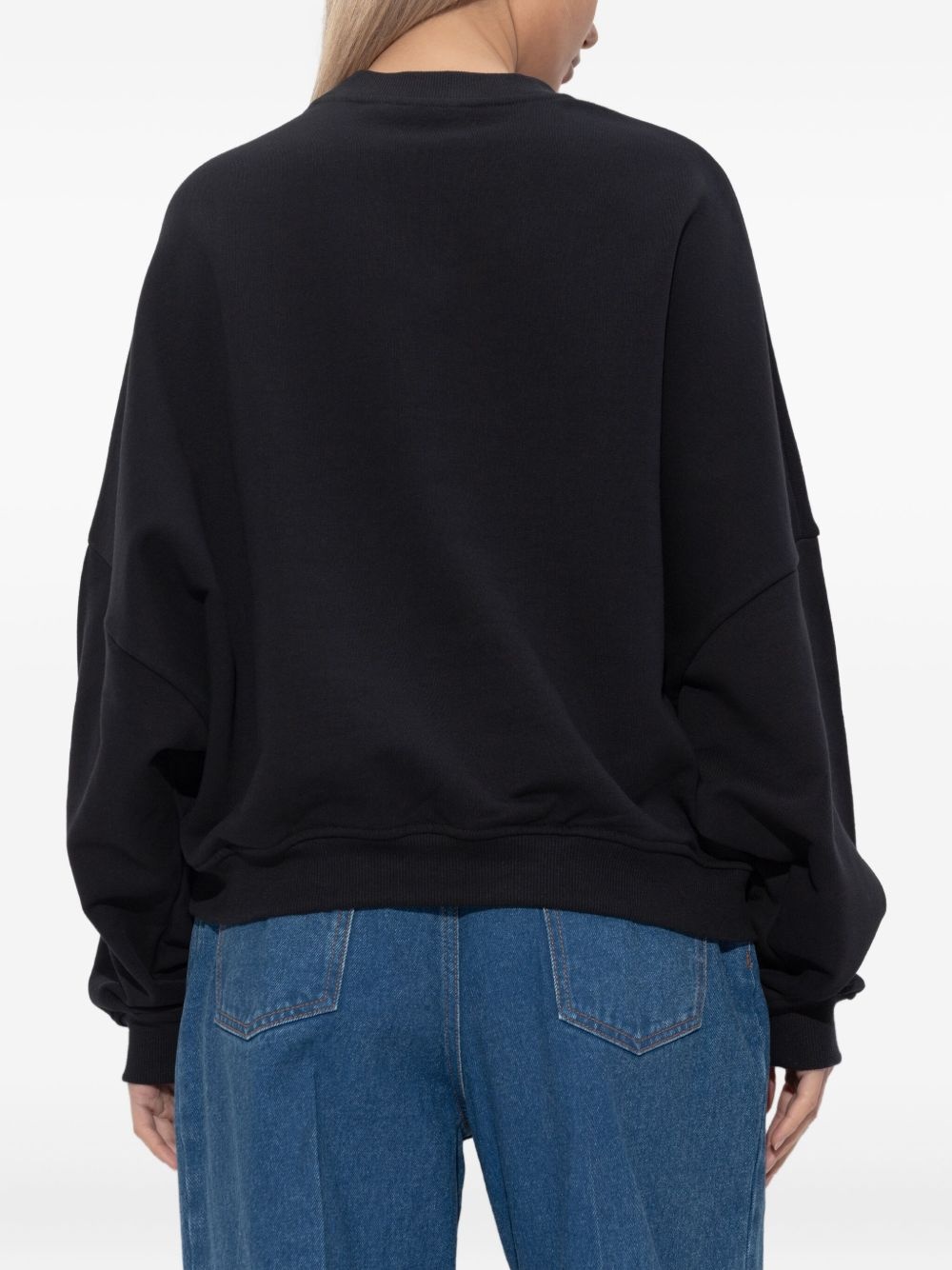logo-embroidered sweatshirt - 4