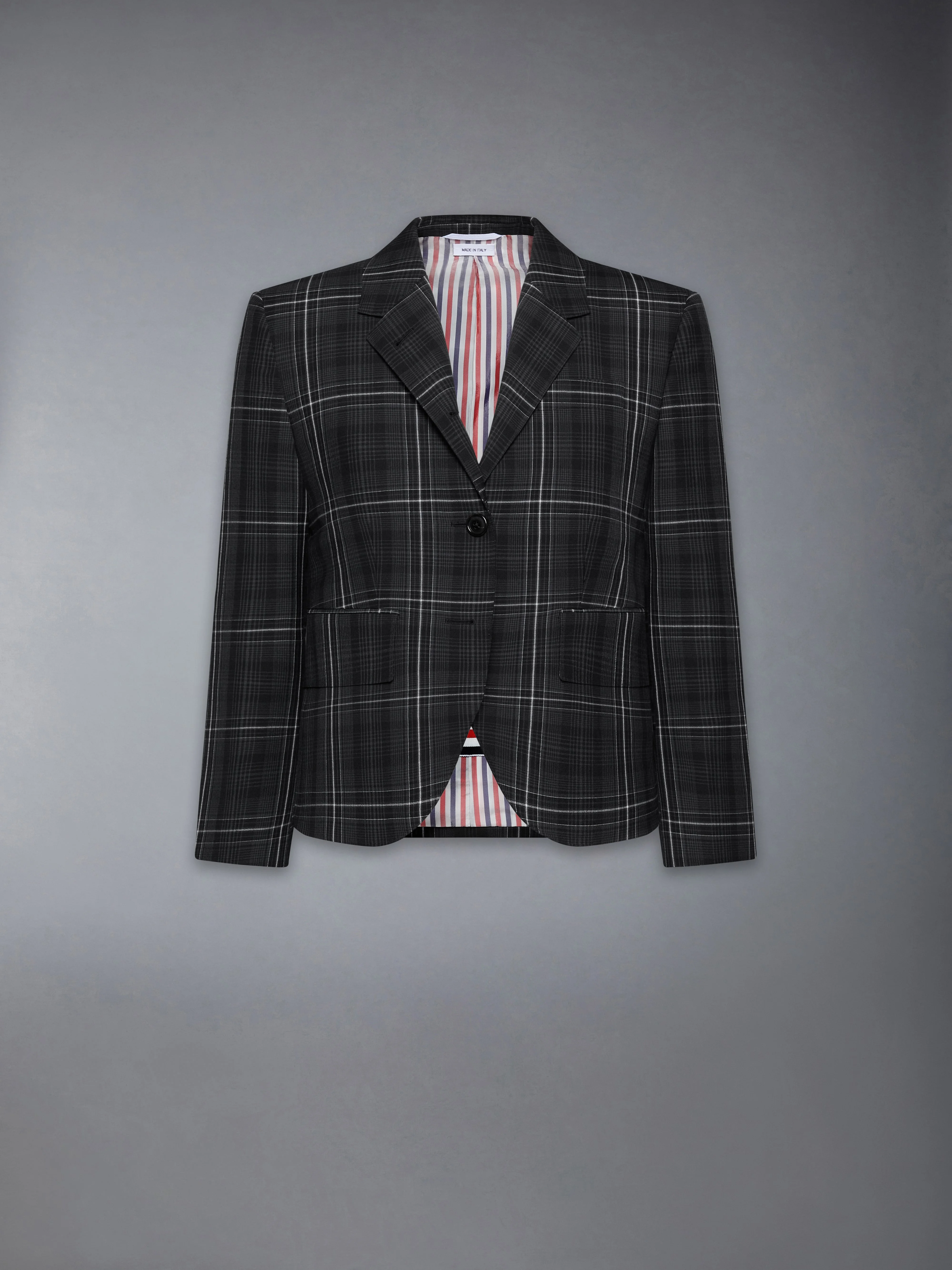 WINDOWPANE PLAID COOL WOOL SPORTCOAT - 1