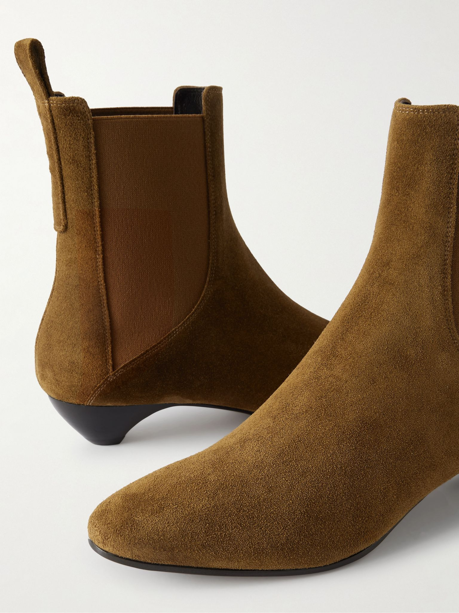 Allegra suede Chelsea boots Sand - 4
