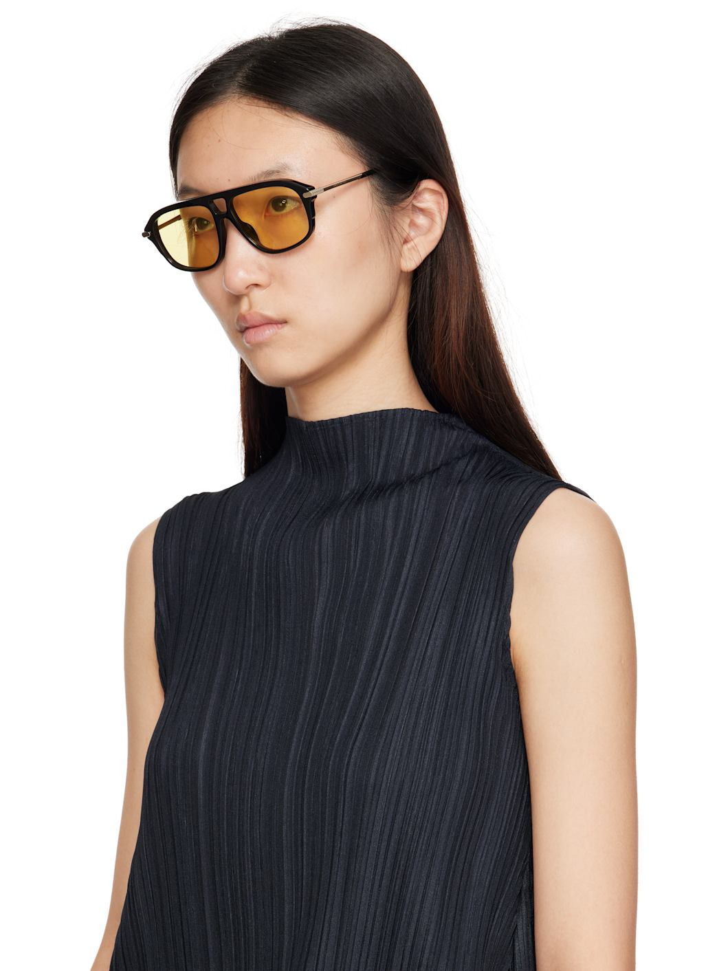 Black GV One Aviator Sunglasses - 4