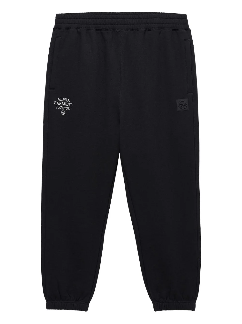 logo-embroidered track pants - 1