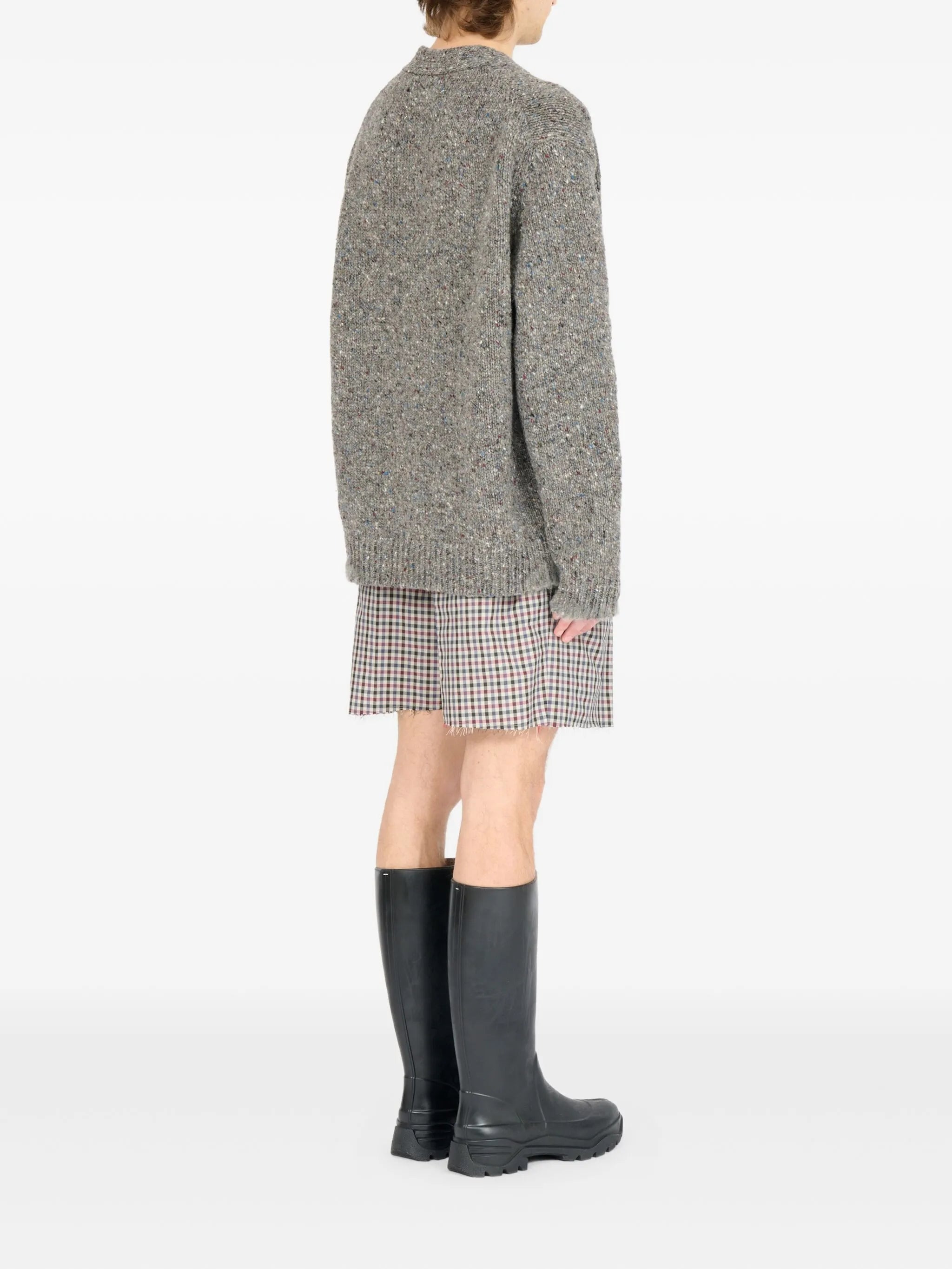 Maison Margiela Textured Button-up Cardigan - 3