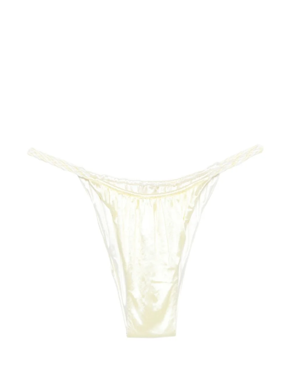 twist strap bikini bottom - 1