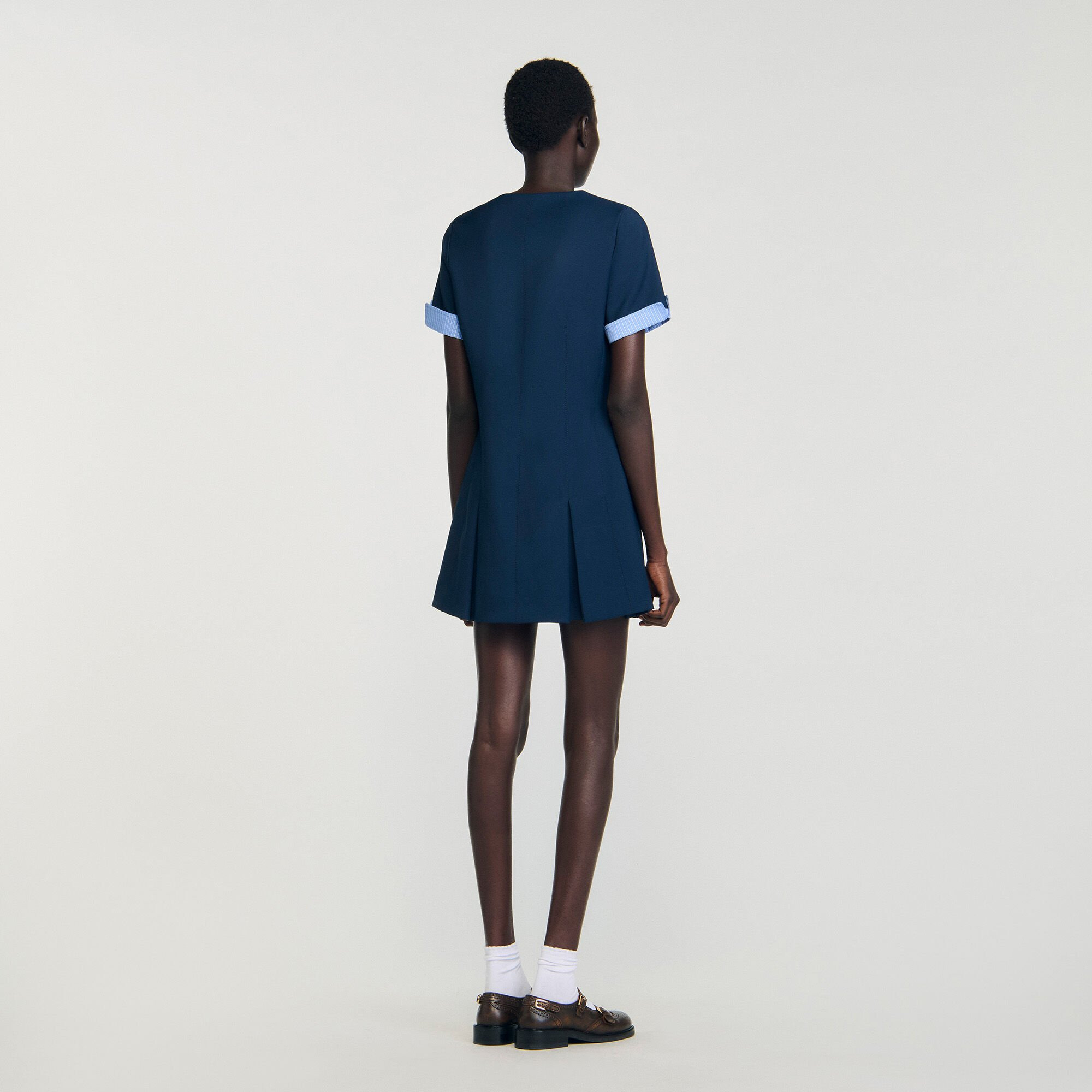 MINI PLEATED DRESS - 5