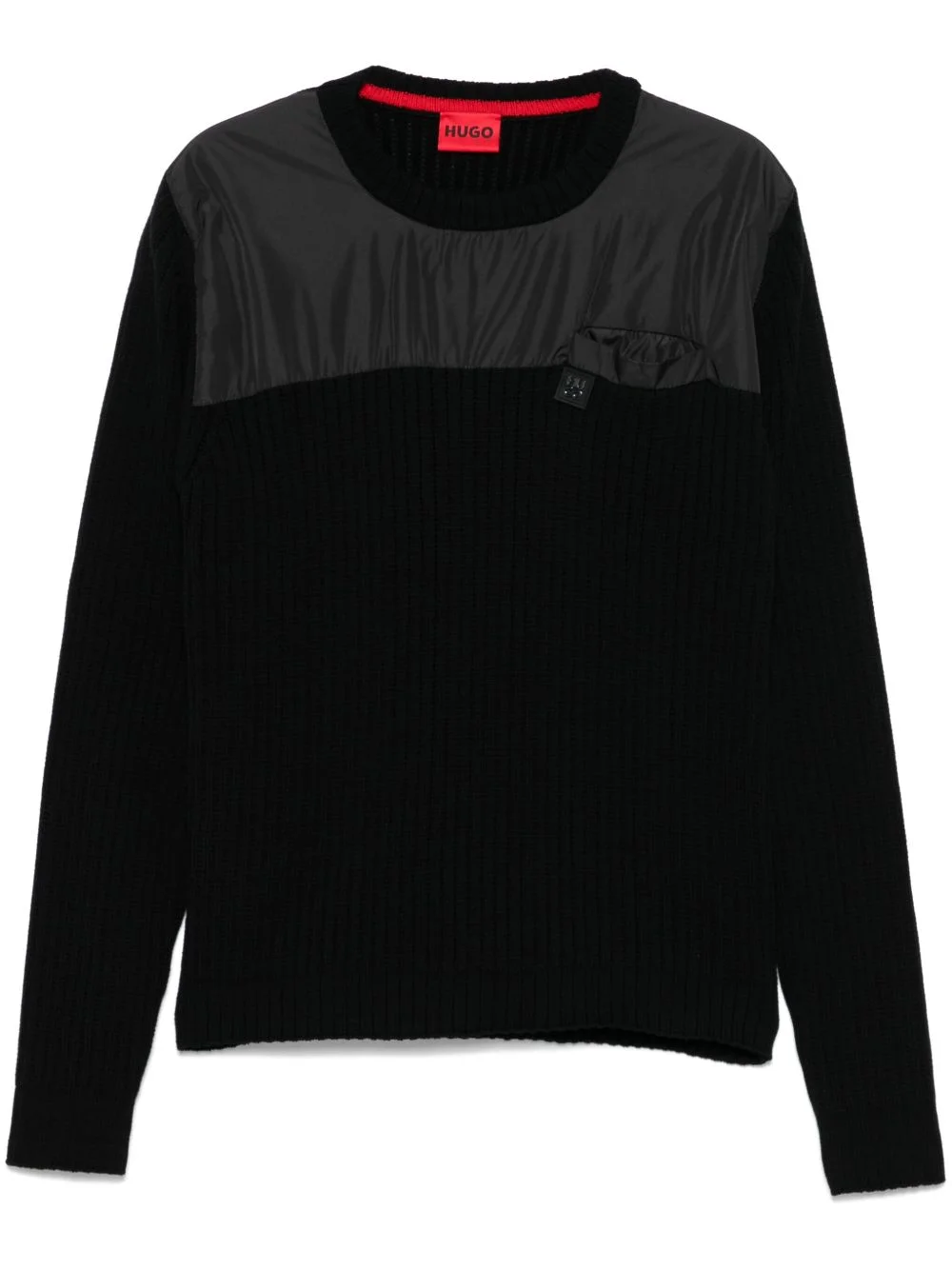 panelled sweater - 1