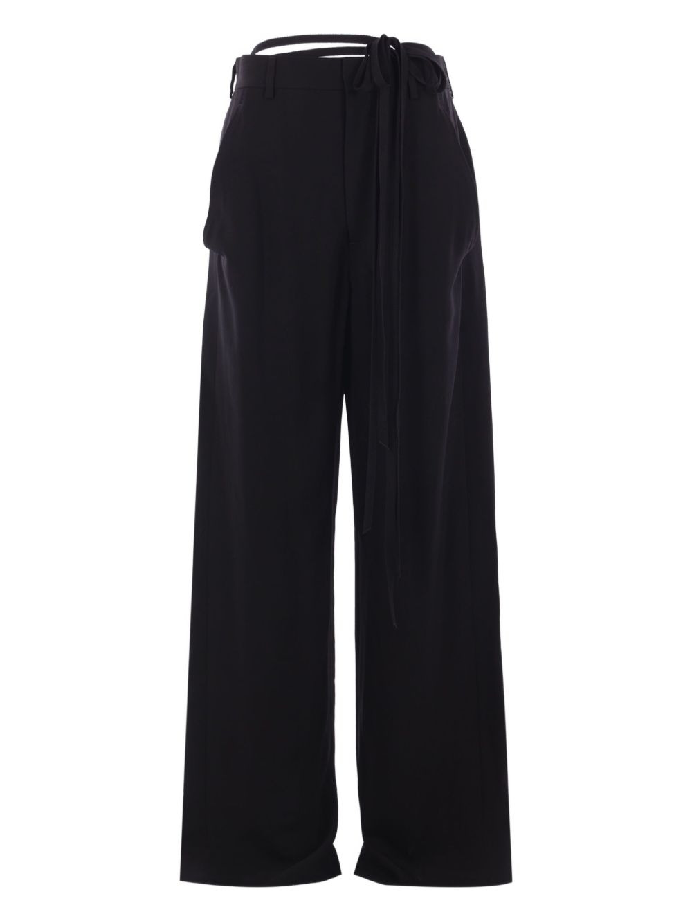 Anneke tie-waist palazzo pants - 1