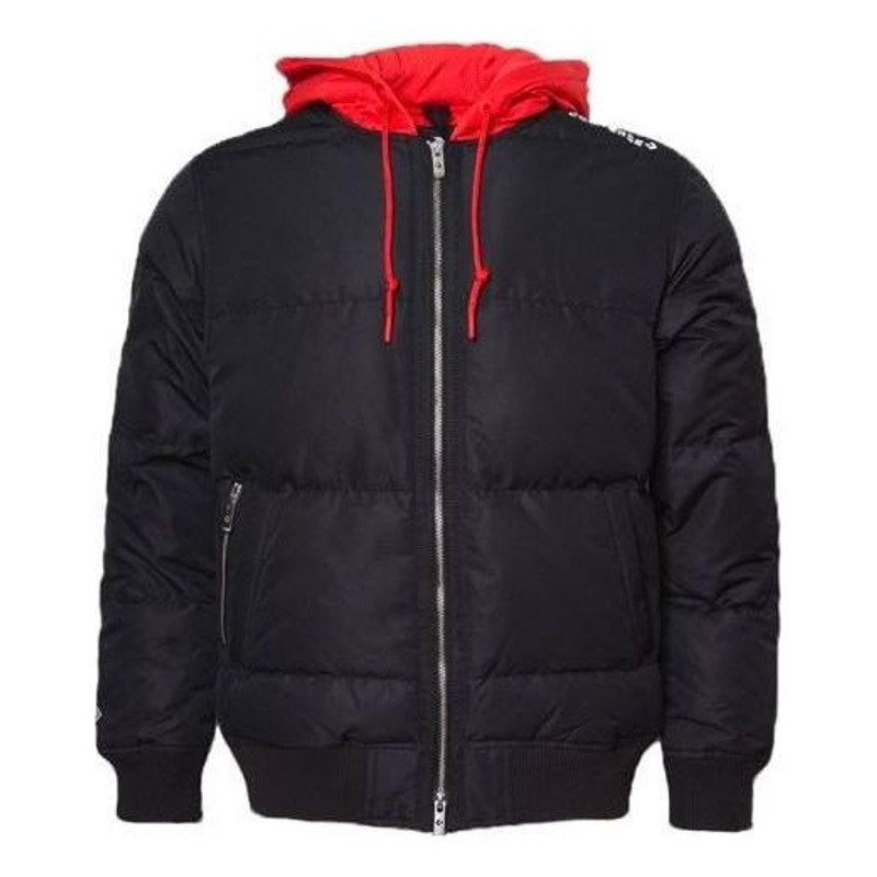 Converse Court Down Bomber Jacket 'Black Red' 10019992-A01 - 1