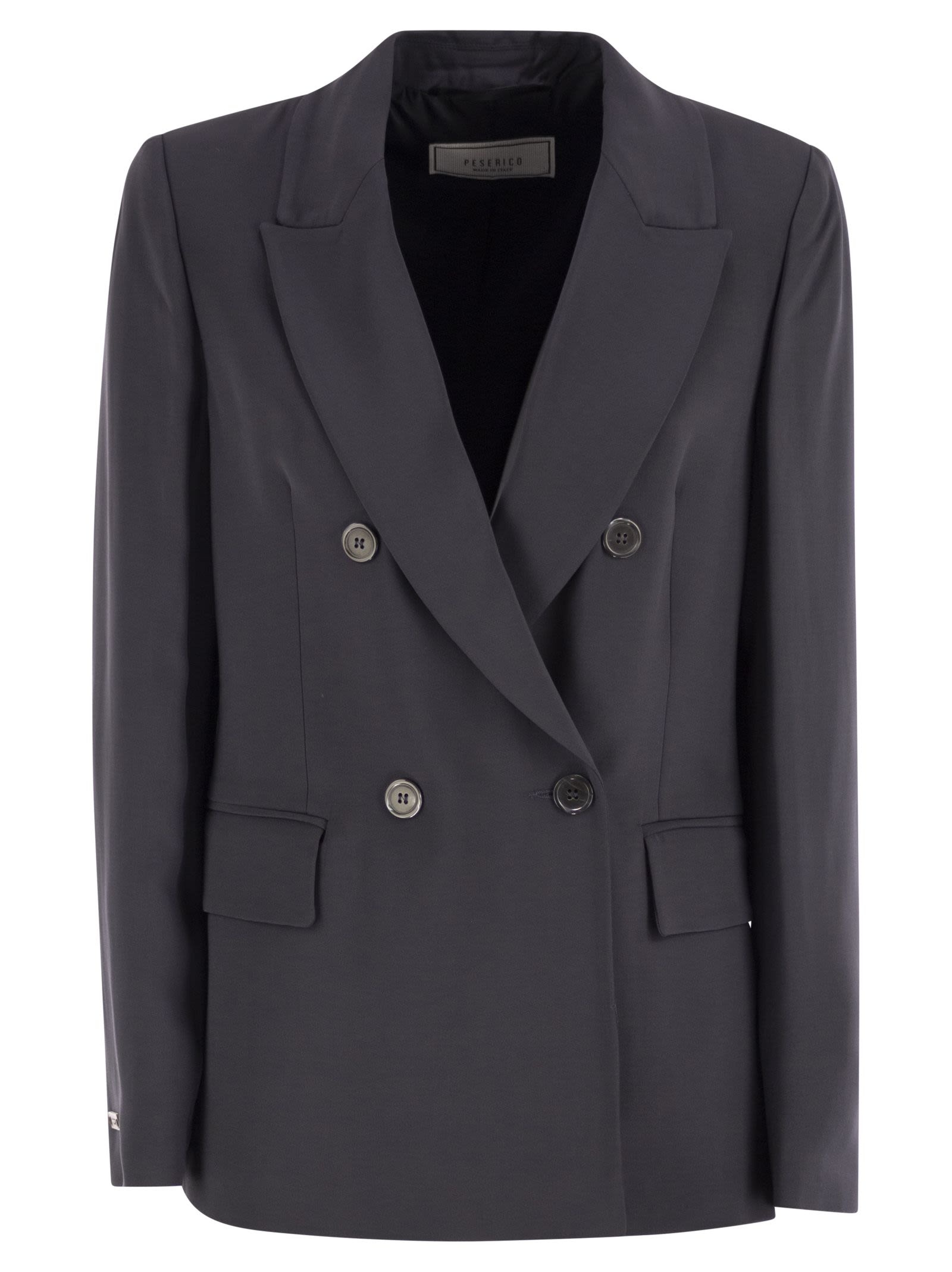 Peserico - Peserico Women Stretch Viscose Cady Blazer - 1