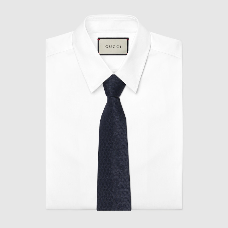 GUCCI Allover Gucci silk tie outlook