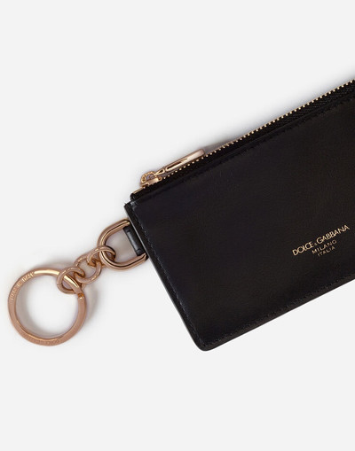 Dolce & Gabbana Calfskin card holder with heat-stamped logo outlook