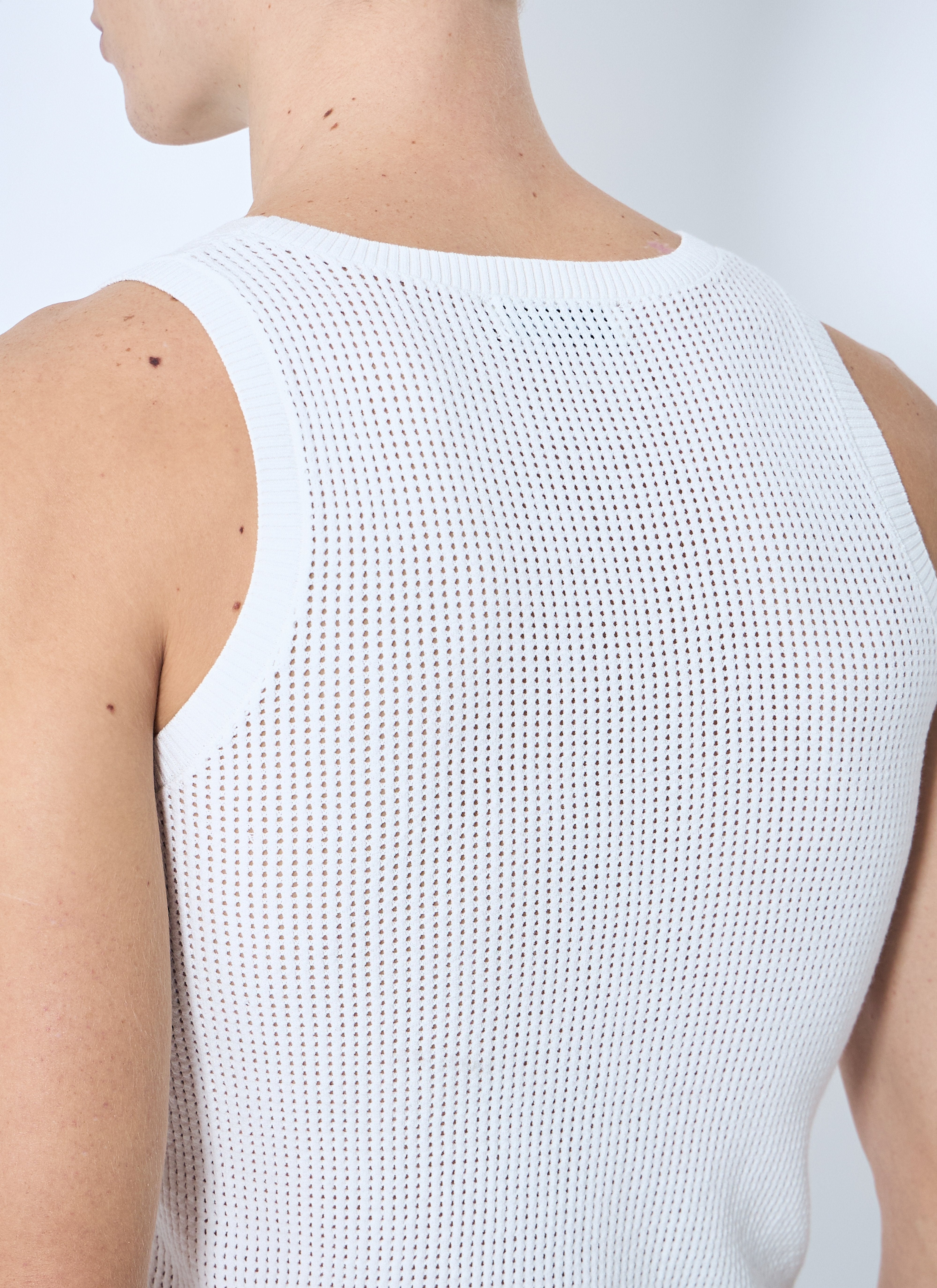 Dries Van Noten Men Merit Knit Tank Top - 6