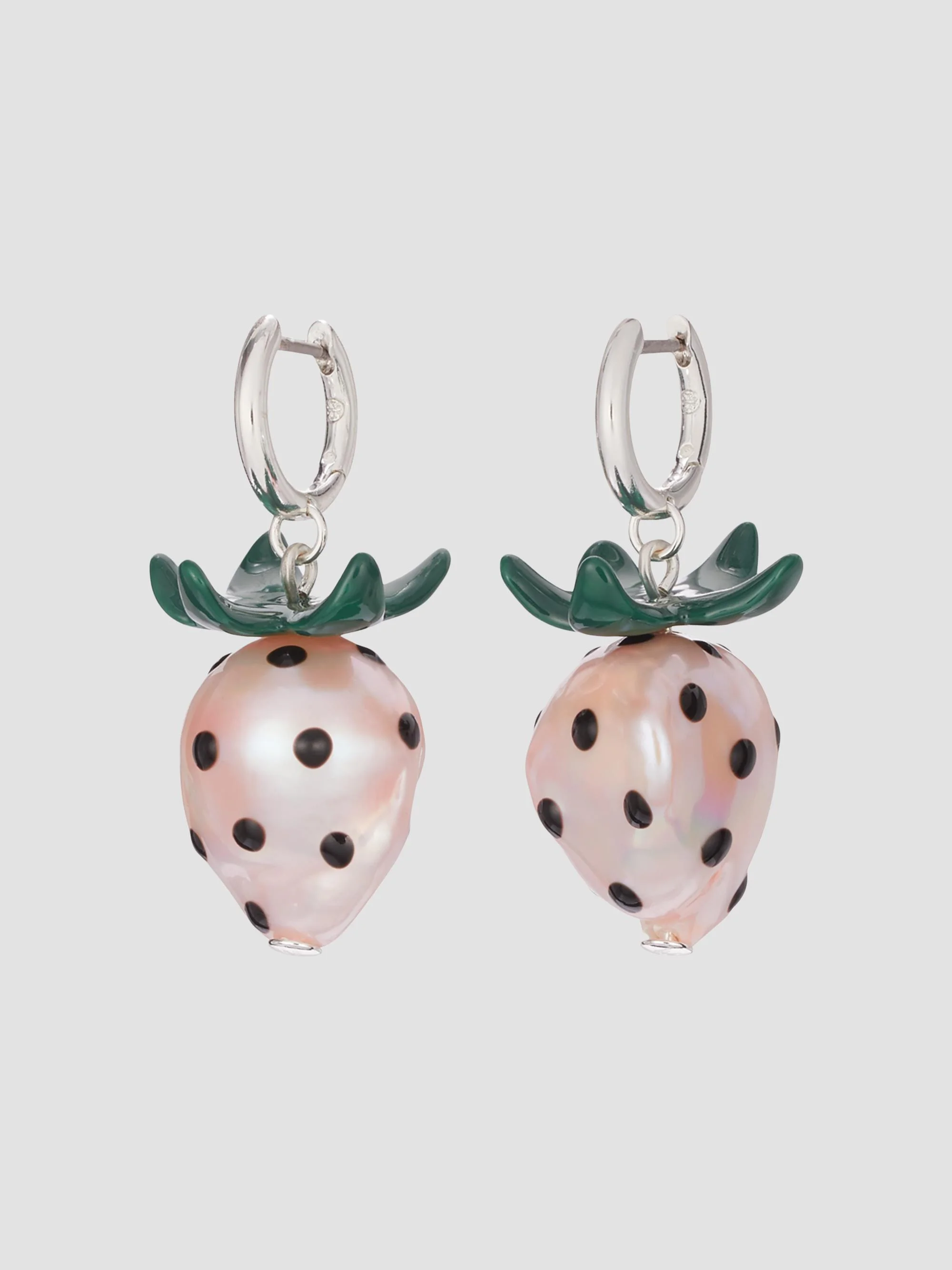 Women's Curiosity Silvertone, Cultured Pearl & Mixed-Media Strawberry Drop Earrings - Light Silver P - 1