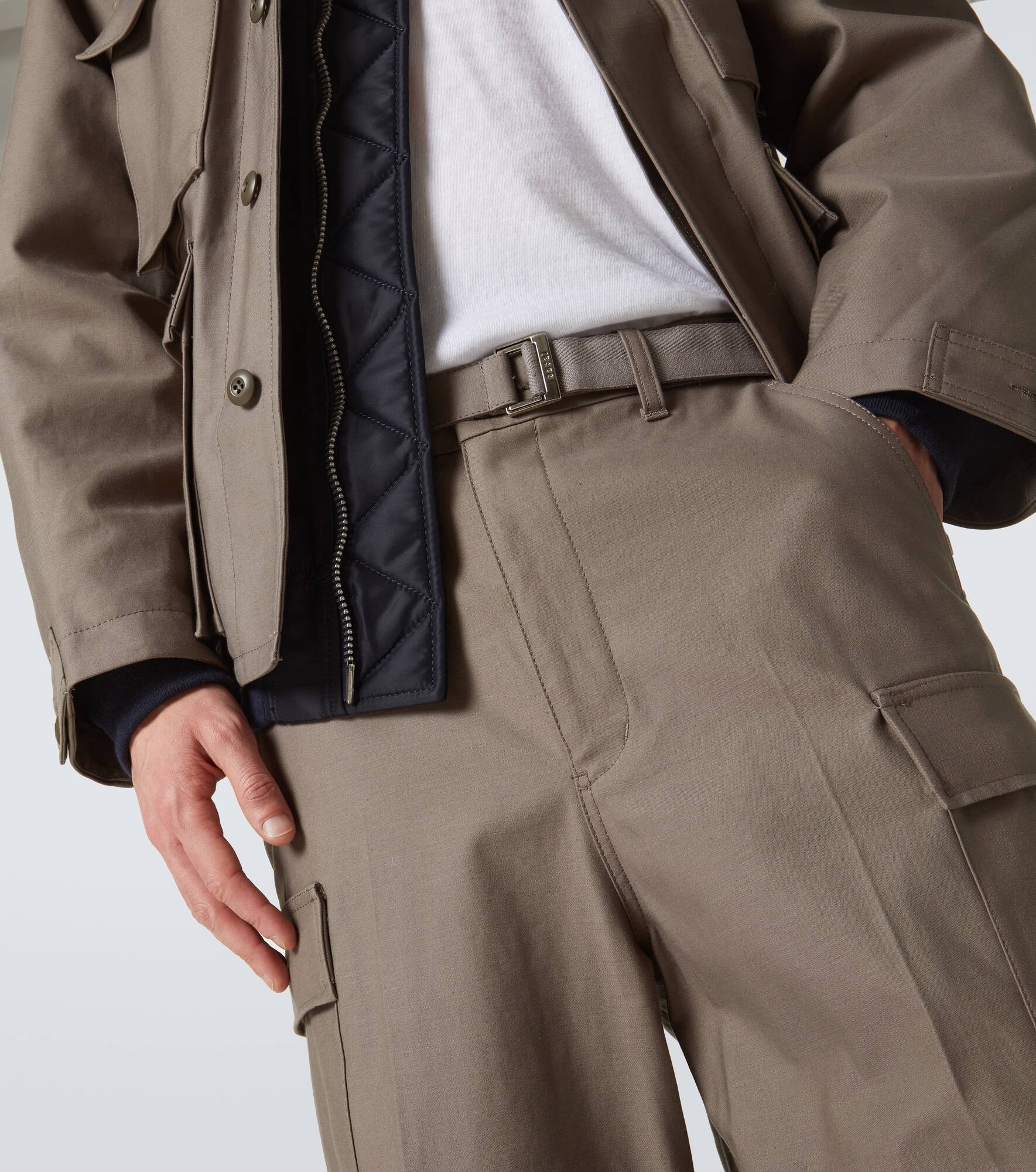 Cotton cargo pants - 5
