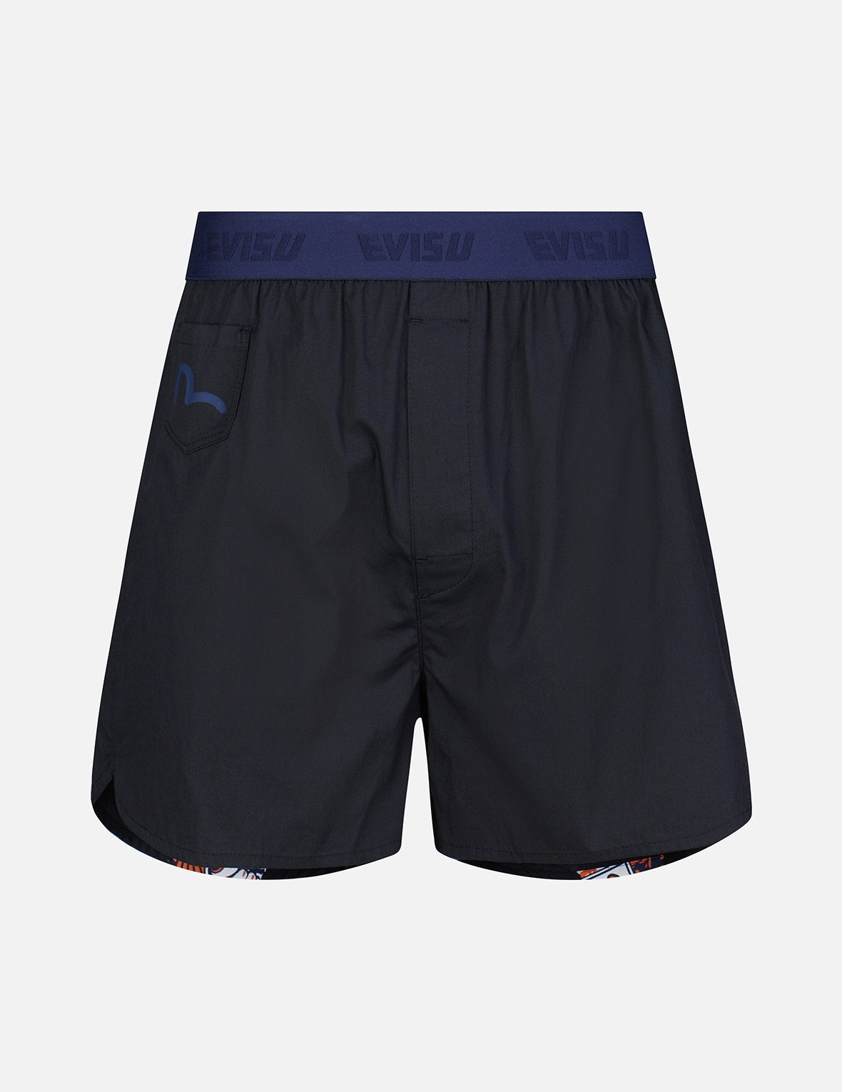 EVISU SQUAD “HIDE-AND-SEEK” PATTERN DAICOCK PRINT BOXER SHORTS - 2