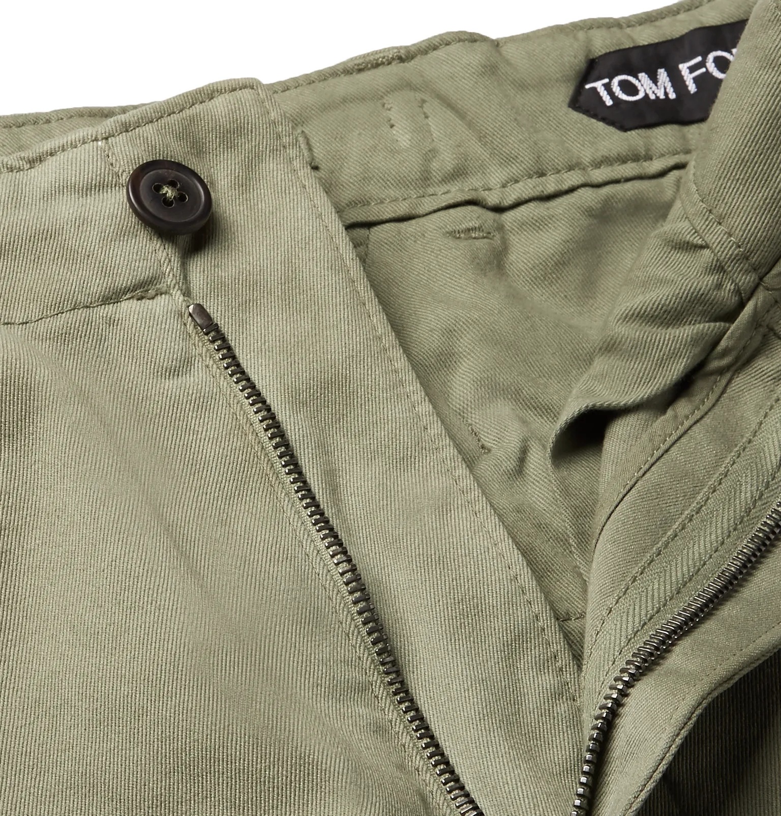 Slim-Fit Cotton-Twill Cargo Trousers - 3