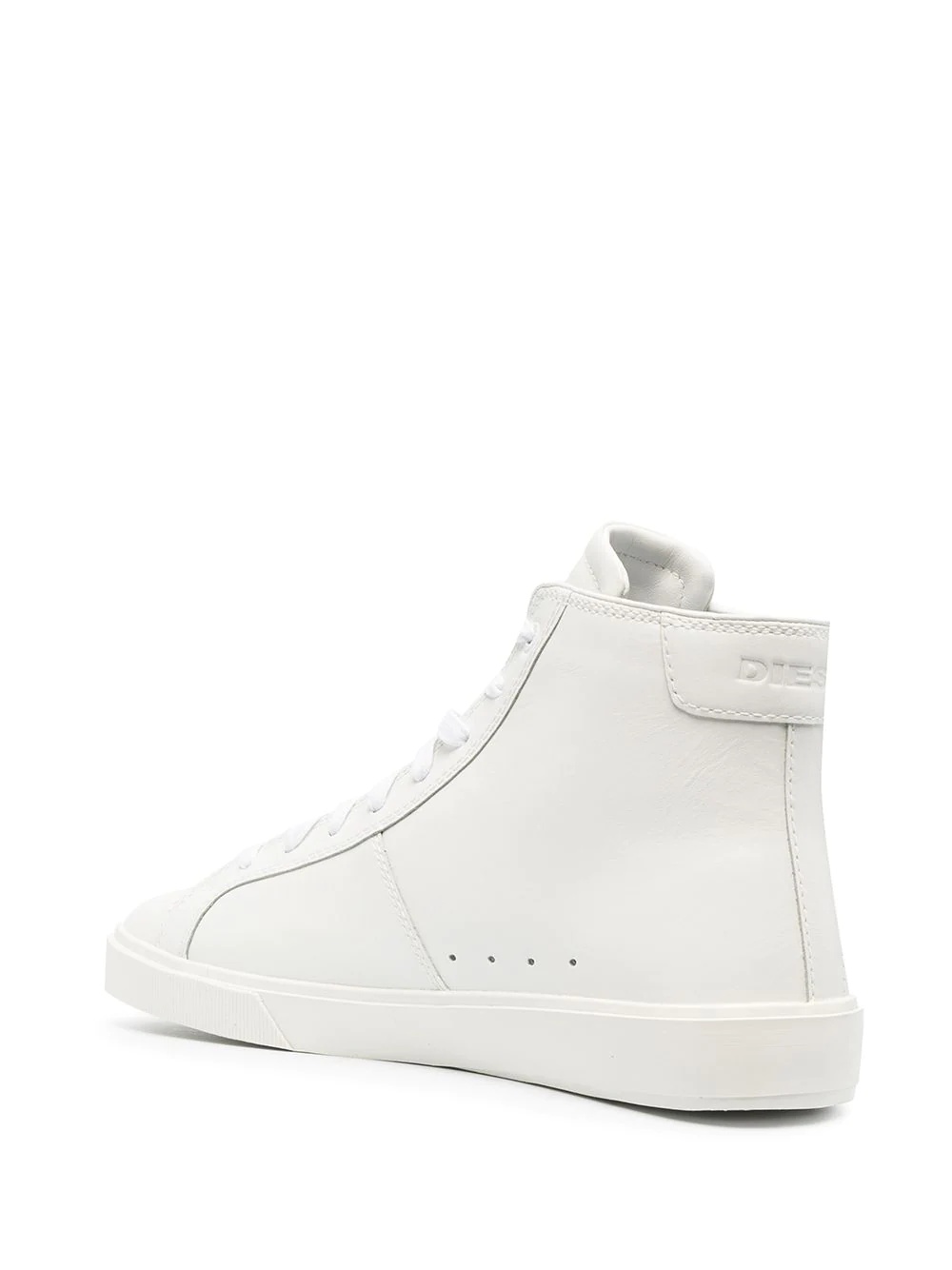 leather high-top sneakers - 3