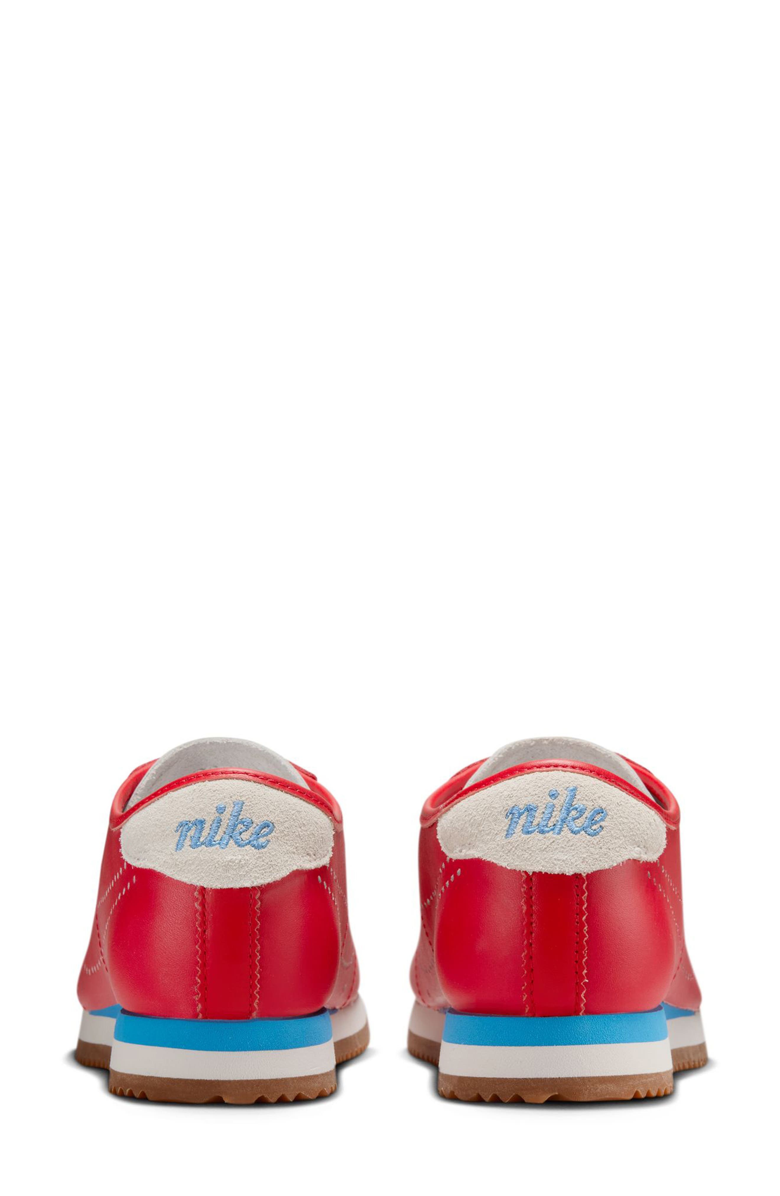 Nike Cortez Leather Sneaker in Unviversity Red/Unvivers Blue at Nordstrom - 5