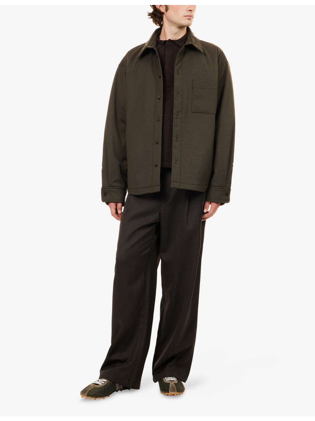 Boulanger Padded Wool Blend Overshirt - 2